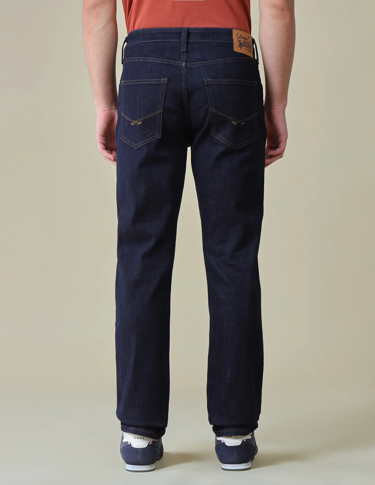 Harold Slim Straight Fit Blue Jeans - Image 5