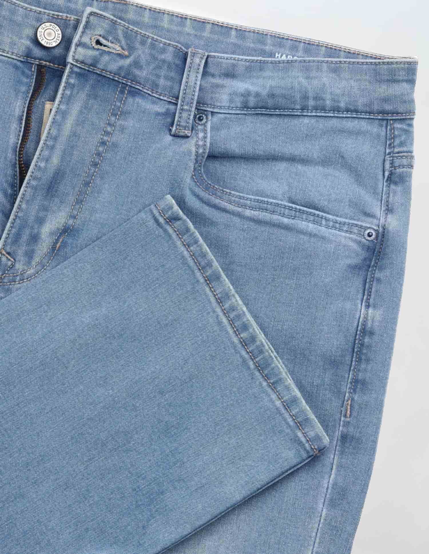 Harold Slim Straight Fit Blue Jeans - Image 2