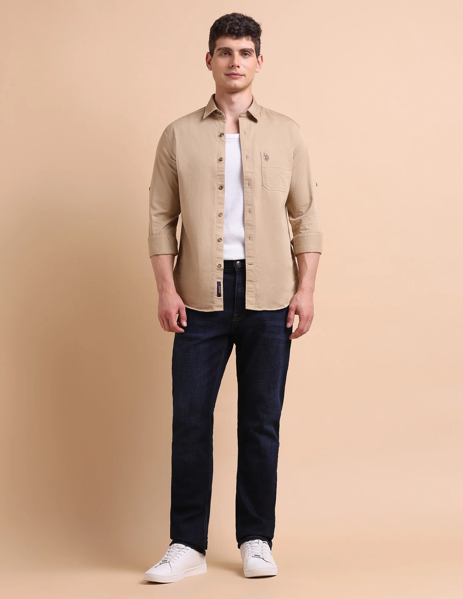 Harold Slim Straight Fit Blue Jeans - Image 3