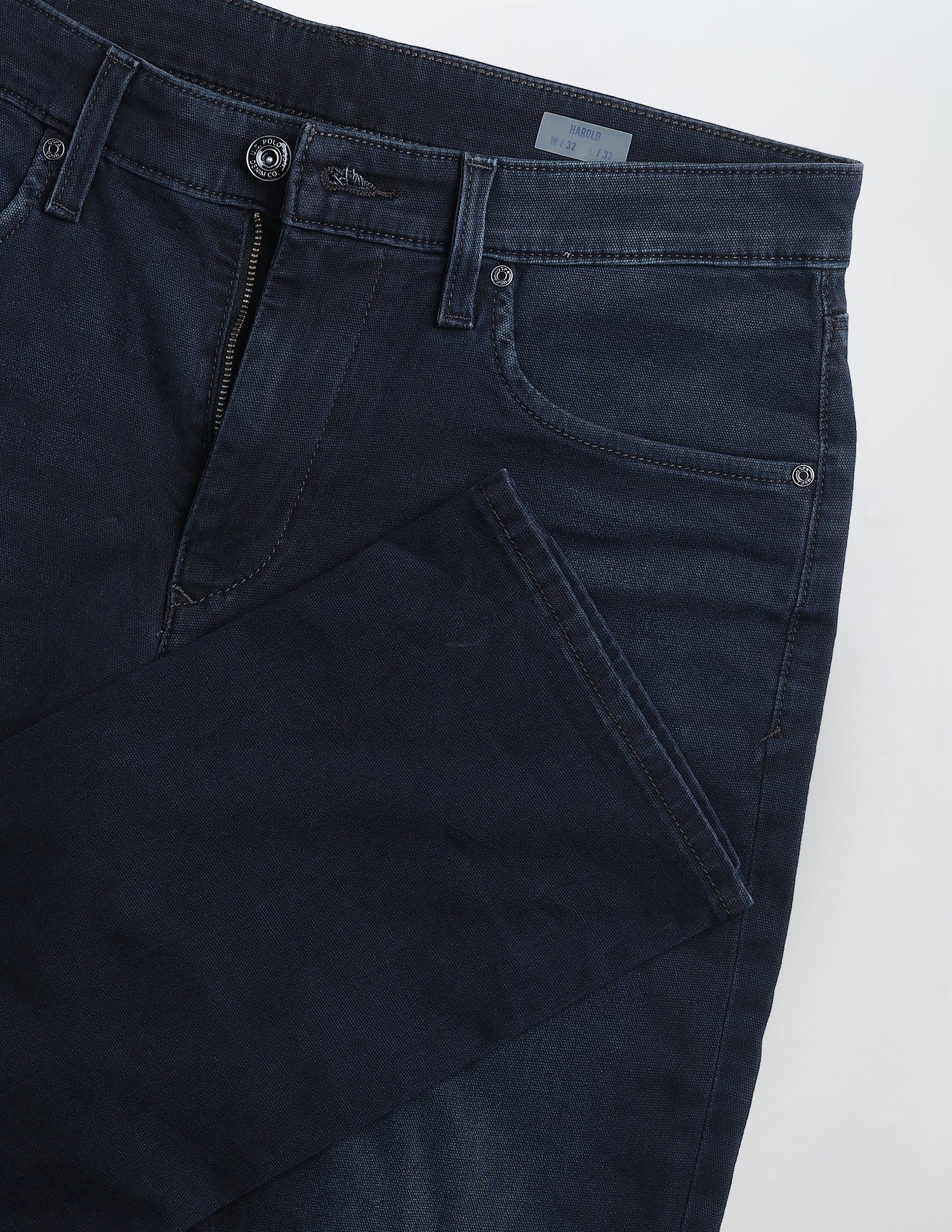 Harold Slim Straight Fit Blue Jeans - Image 2