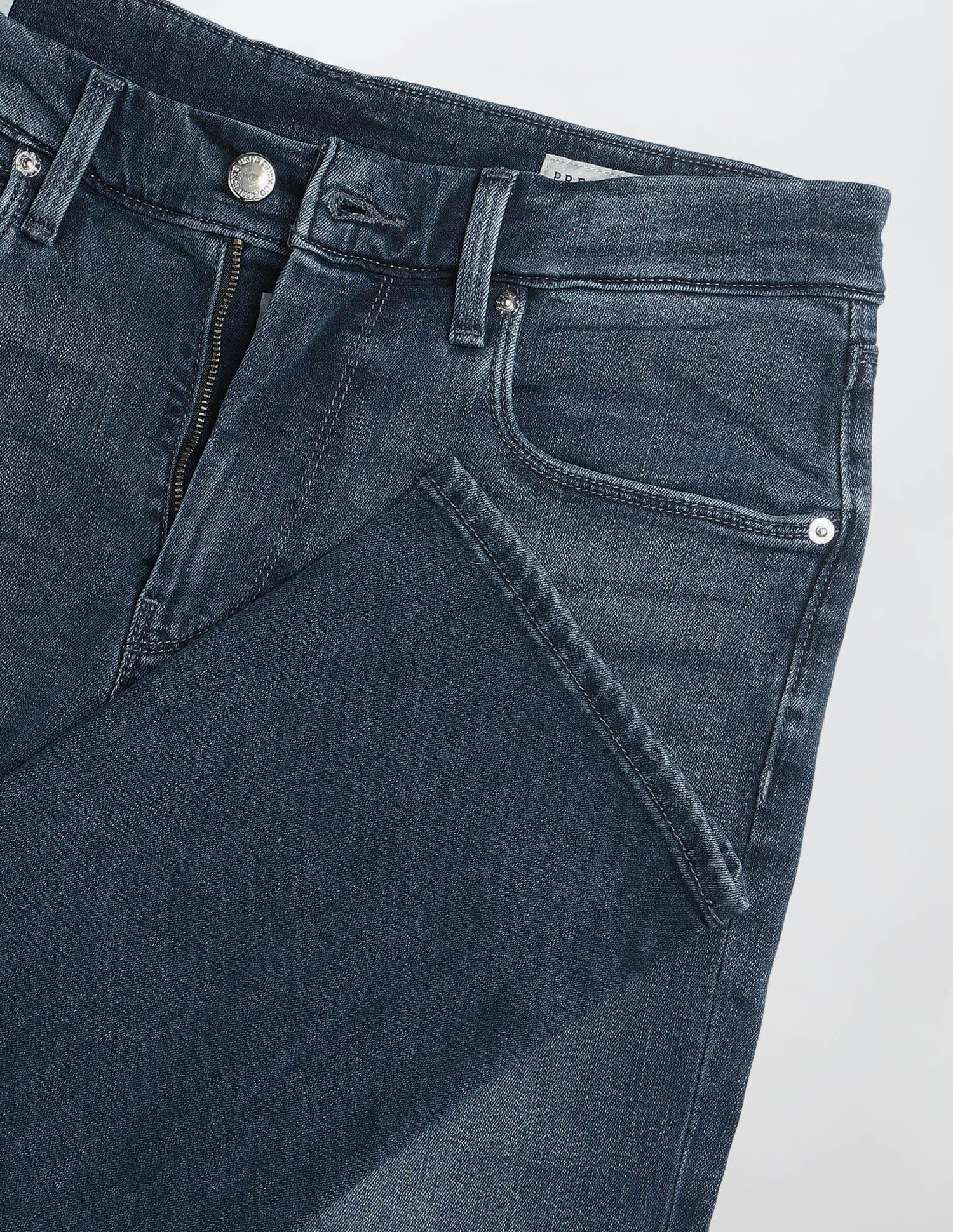 Harold Slim Straight Fit Blue Jeans - Image 2
