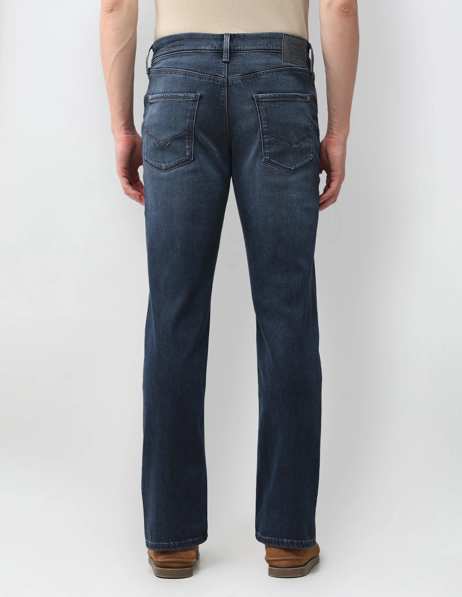 Harold Slim Straight Fit Blue Jeans - Image 5