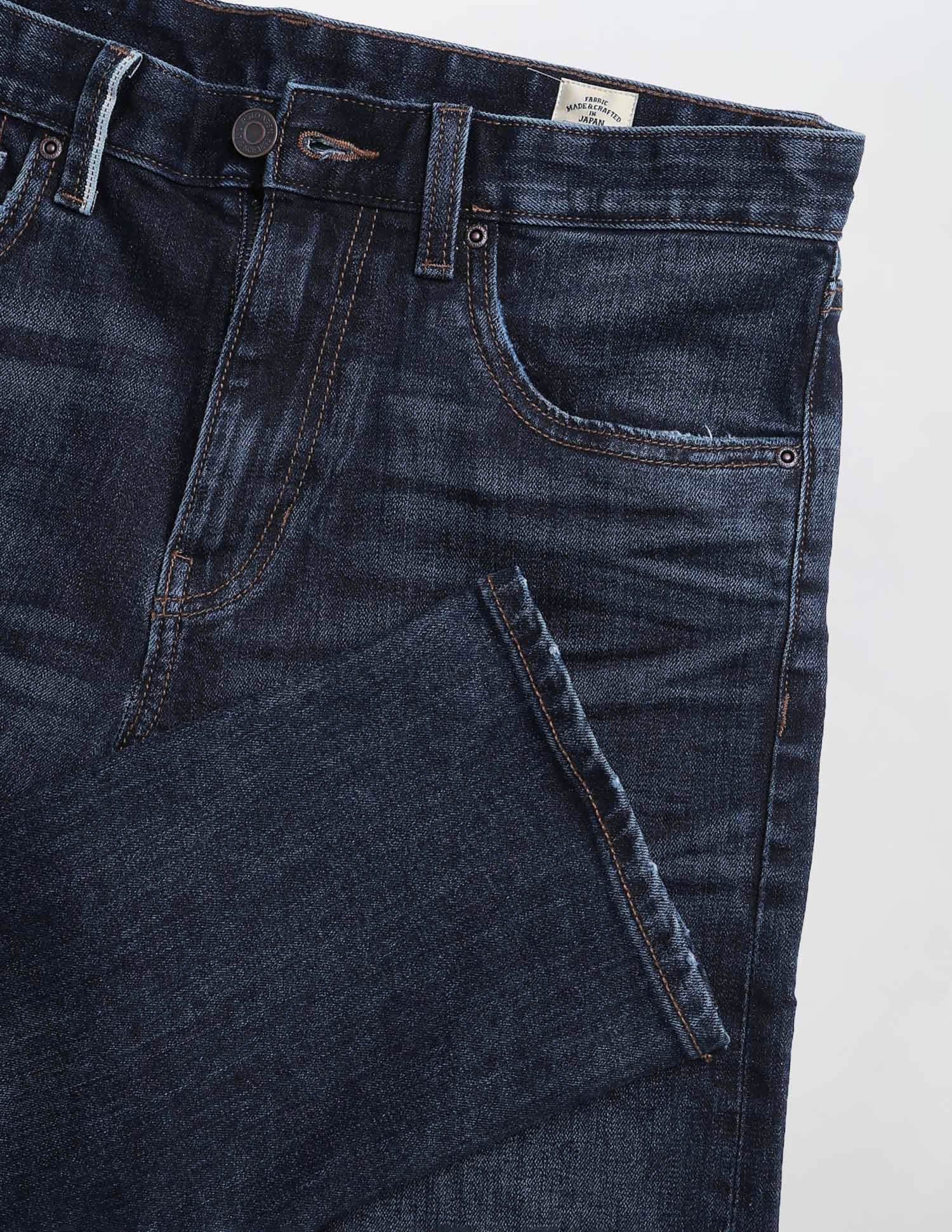 Harold Slim Straight Fit Blue Jeans - Image 2