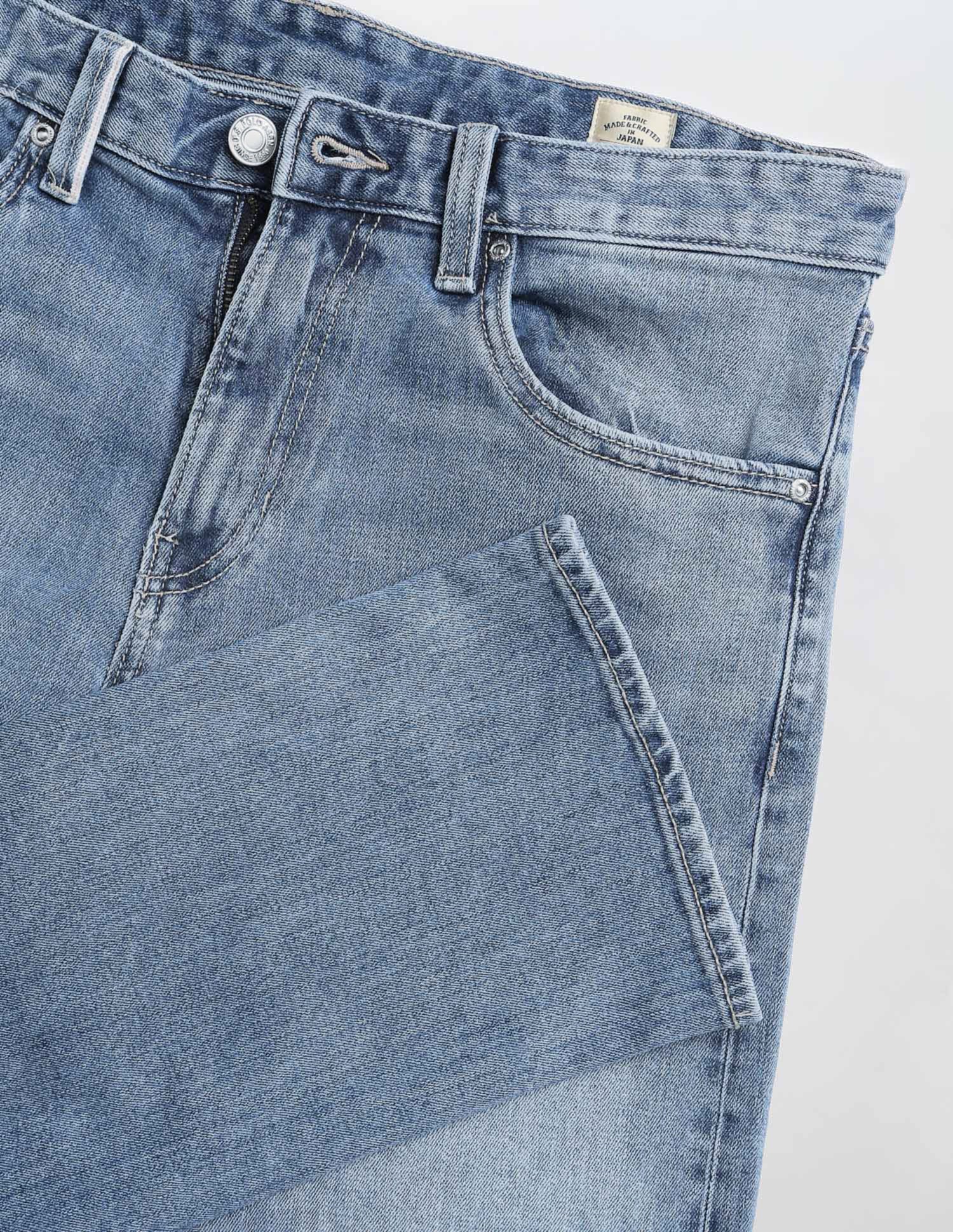 Harold Slim Straight Fit Blue Jeans - Image 2