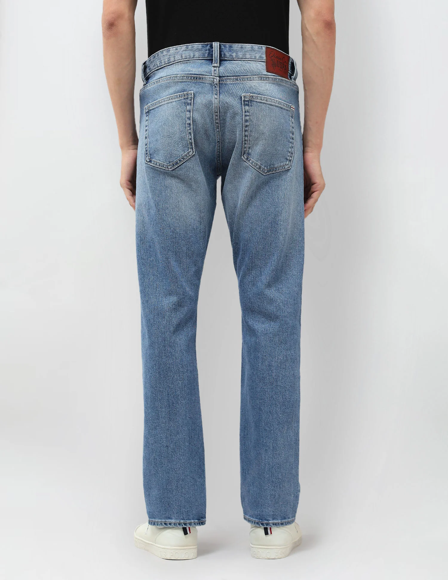 Harold Slim Straight Fit Blue Jeans - Image 5