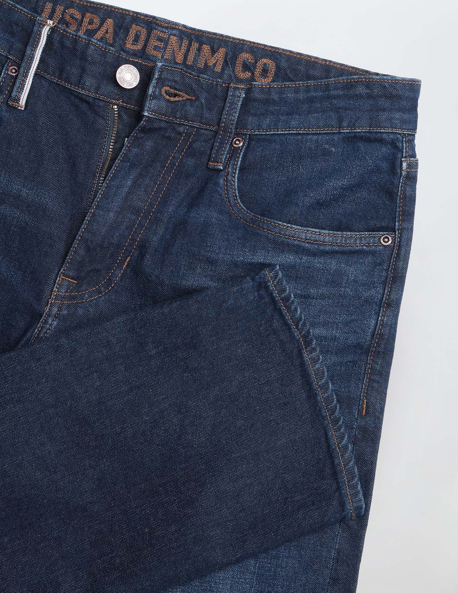Harold Slim Straight Fit Blue Jeans - Image 2