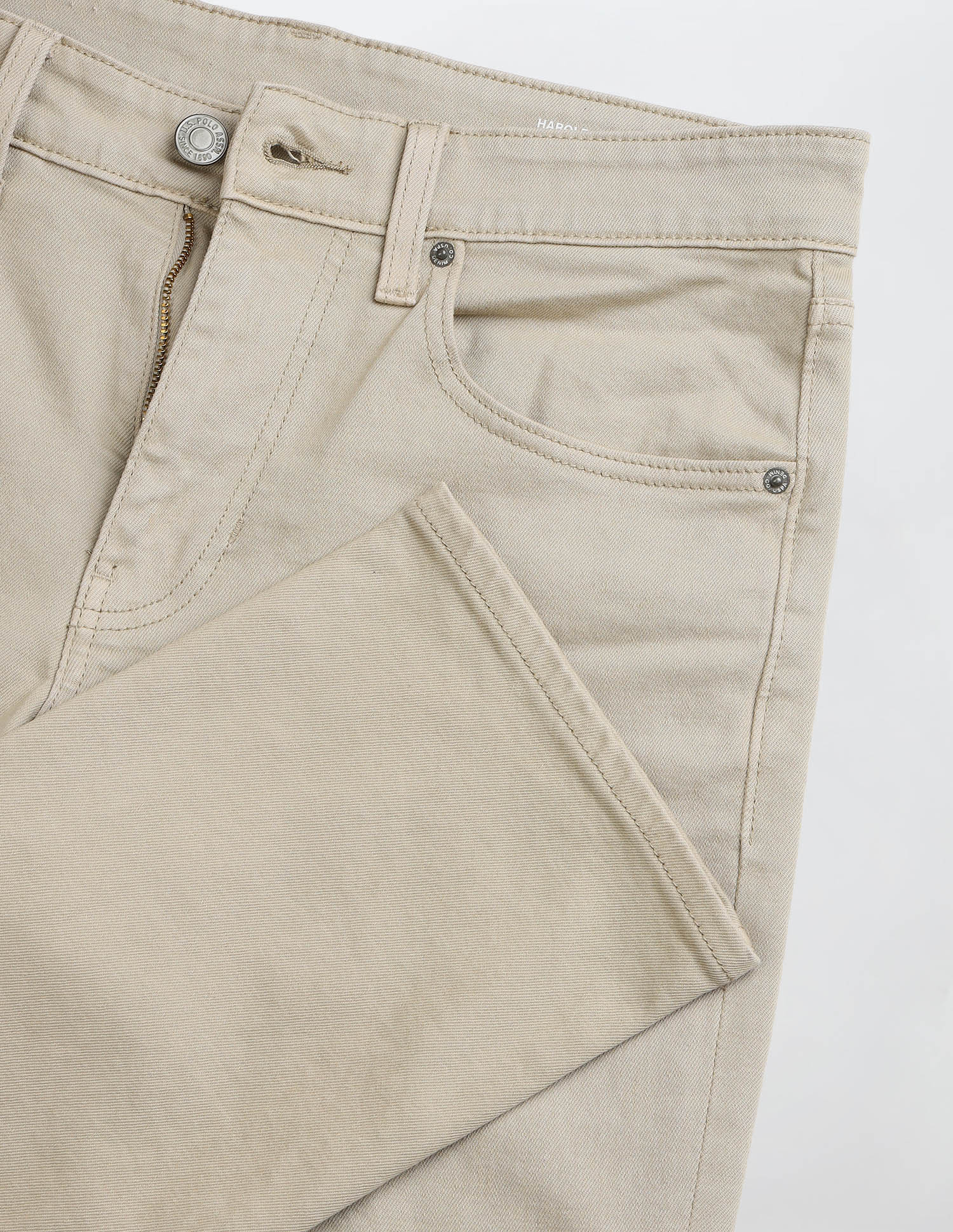 Harold Slim Straight Fit Brown Jeans - Image 2