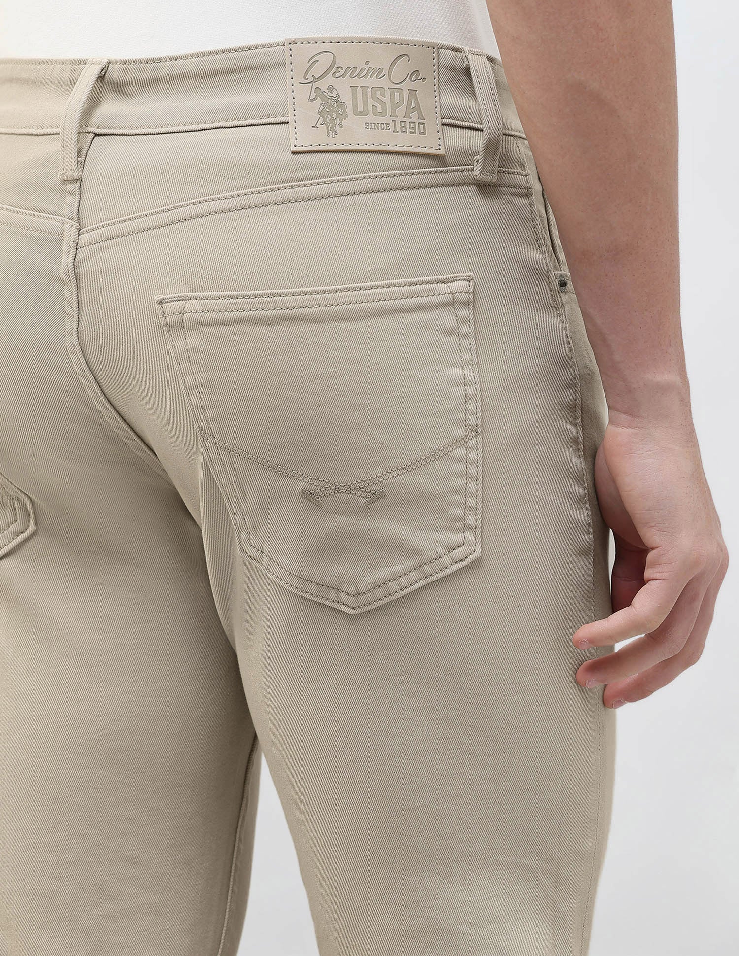 Harold Slim Straight Fit Brown Jeans - Image 8