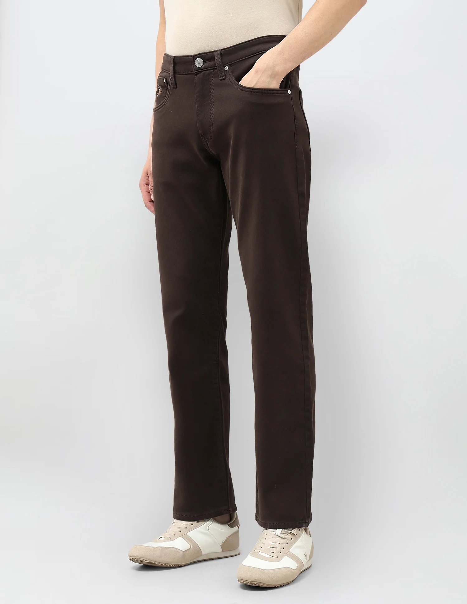Harold Slim Straight Fit Color Denim Jeans - Image 4