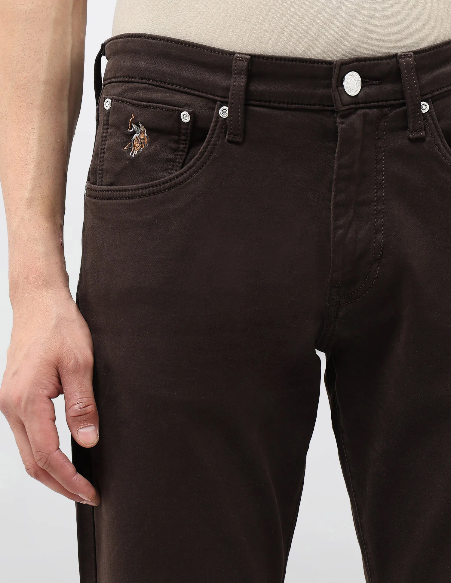 Harold Slim Straight Fit Color Denim Jeans - Image 7
