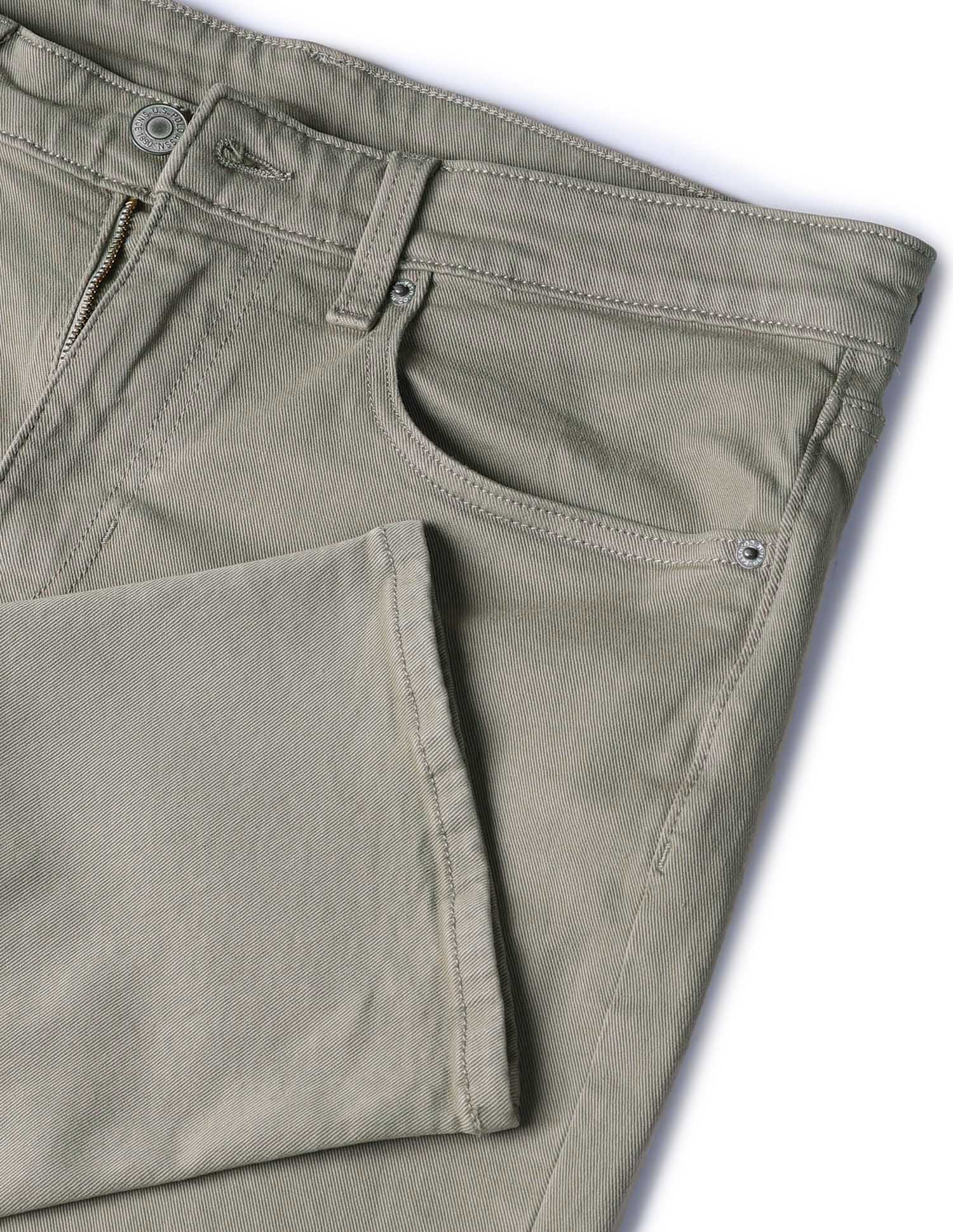 Harold Slim Straight Fit Green Jeans - Image 2