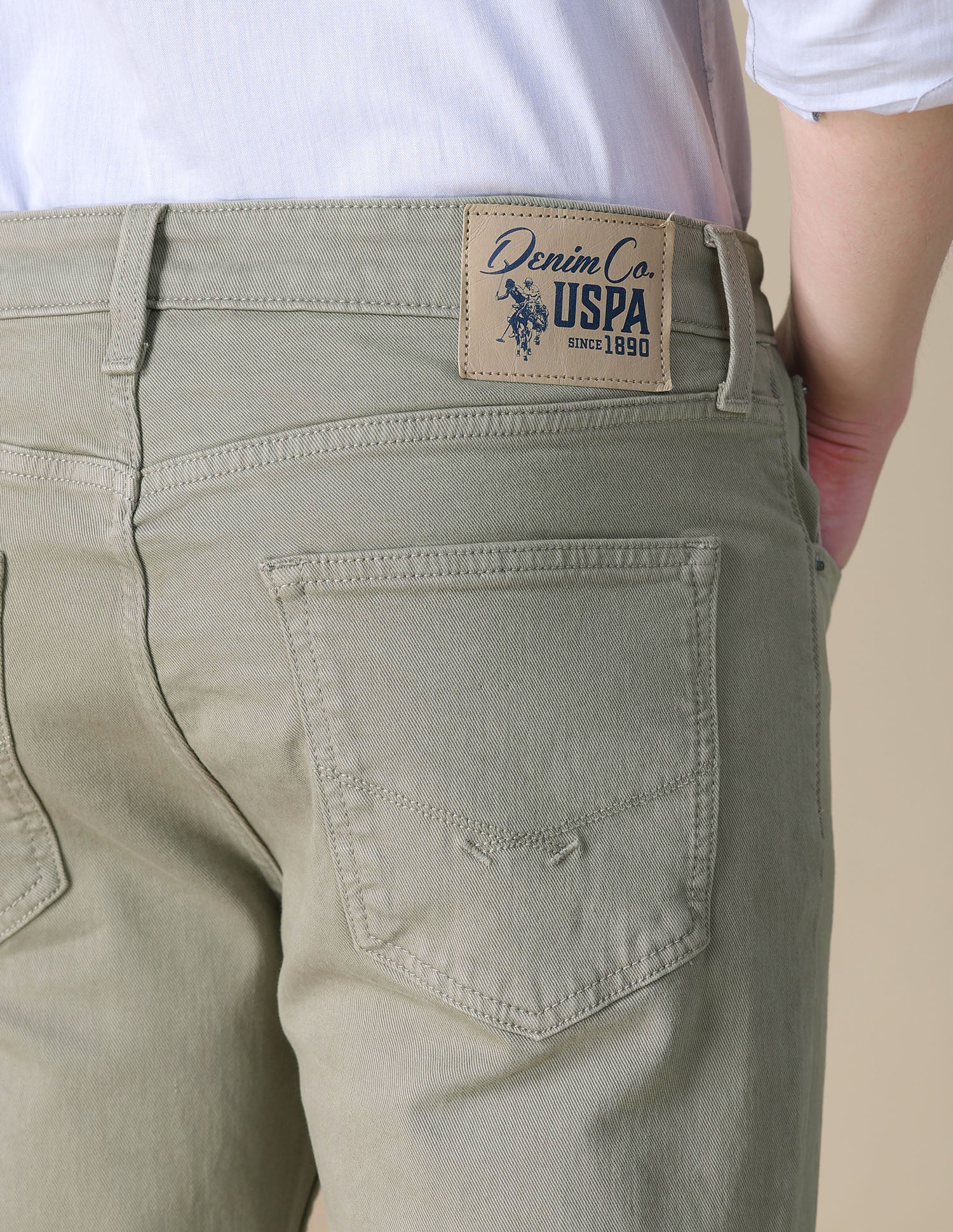 Harold Slim Straight Fit Green Jeans - Image 8