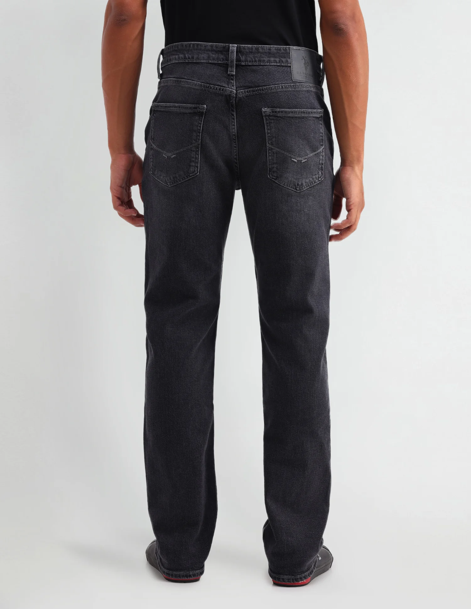 Harold Slim Straight Fit Grey Jeans - Image 5