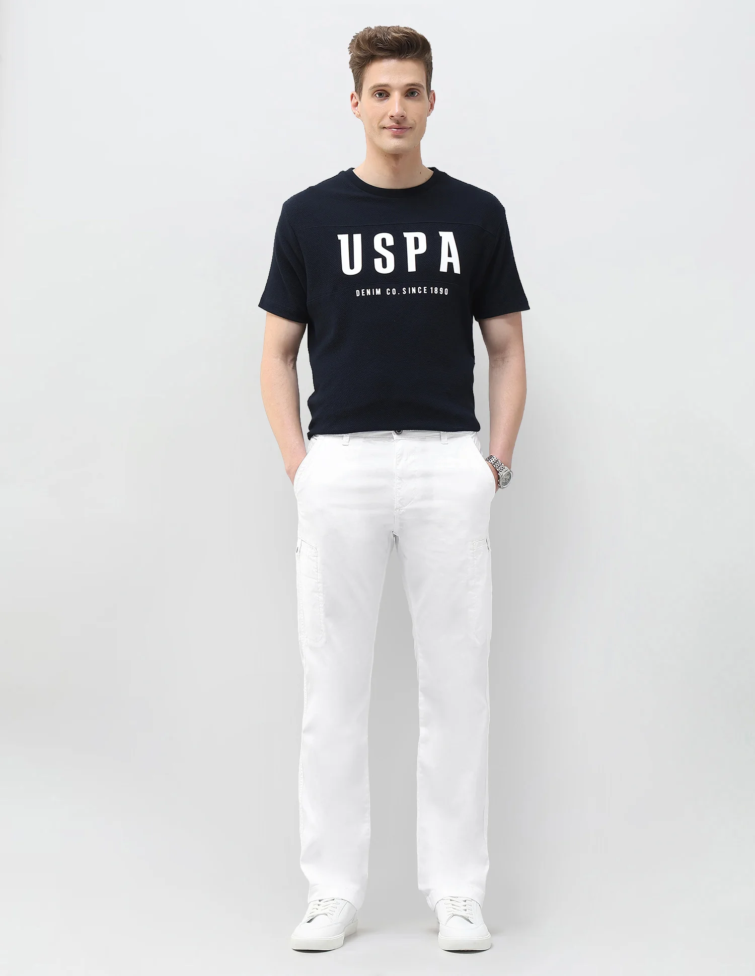 Harold Slim Straight Fit Motel On The Coast Cargos - Image 3