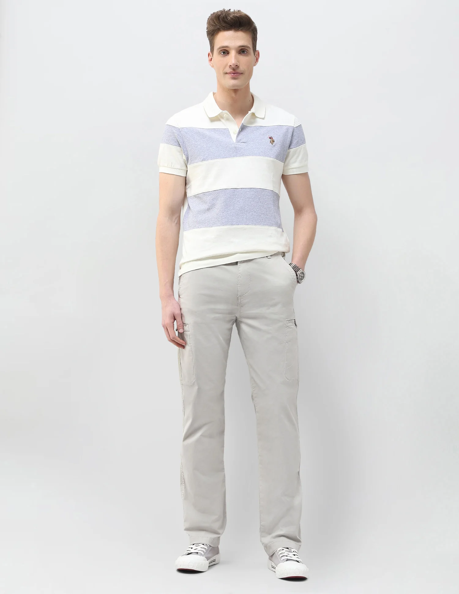 Harold Slim Straight Fit Motel On The Coast Cargos - Image 3