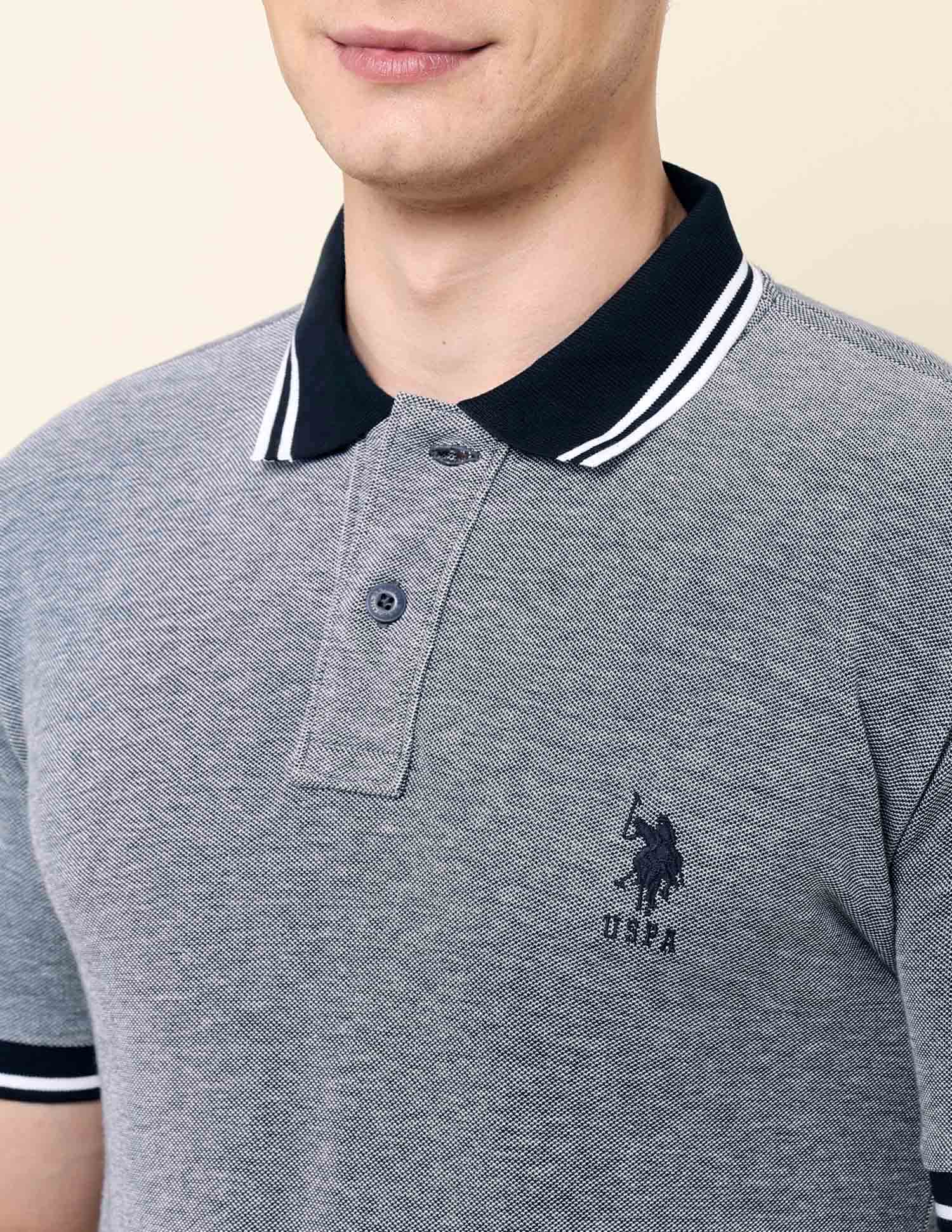 Heathered Classic Polo Shirt - Image 7