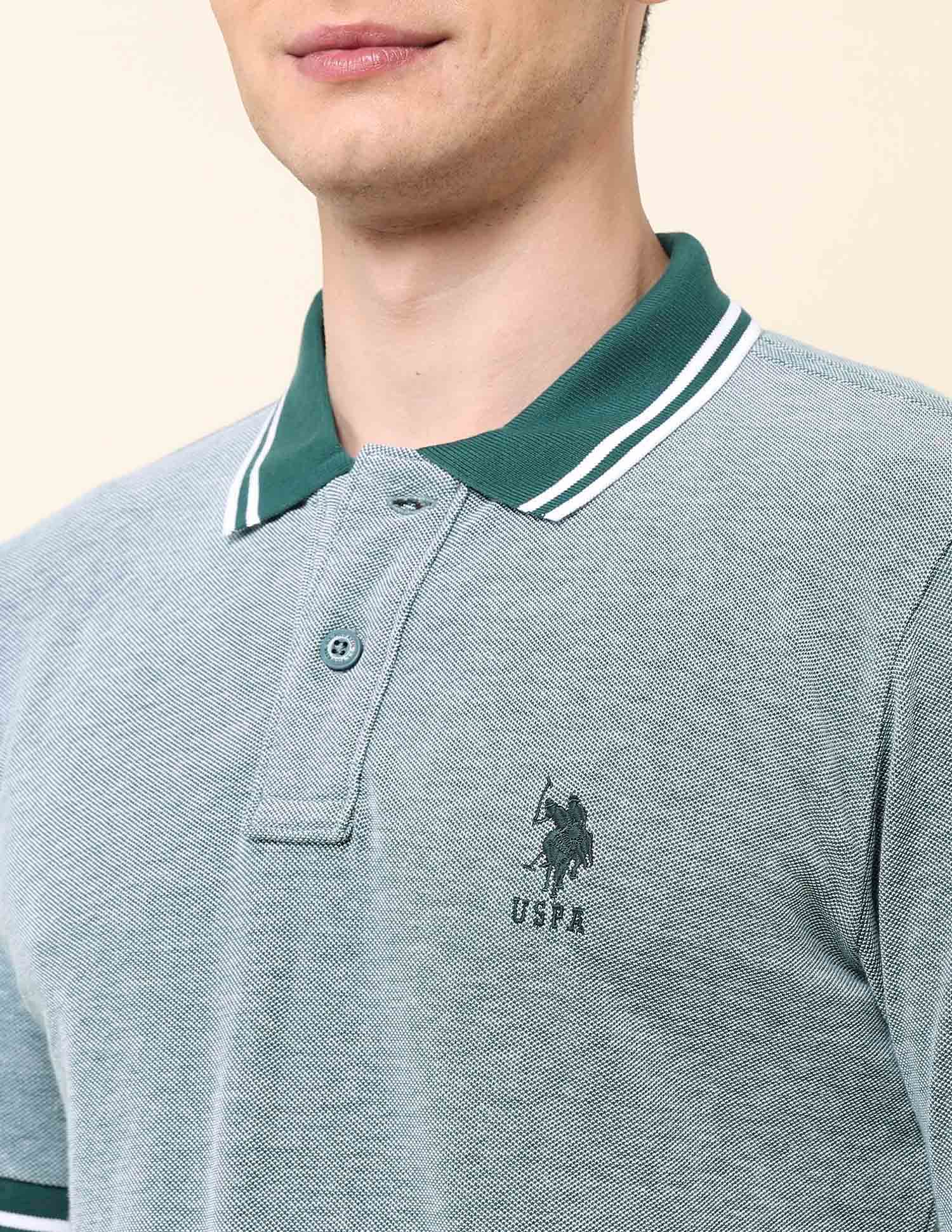 Heathered Classic Polo Shirt - Image 7