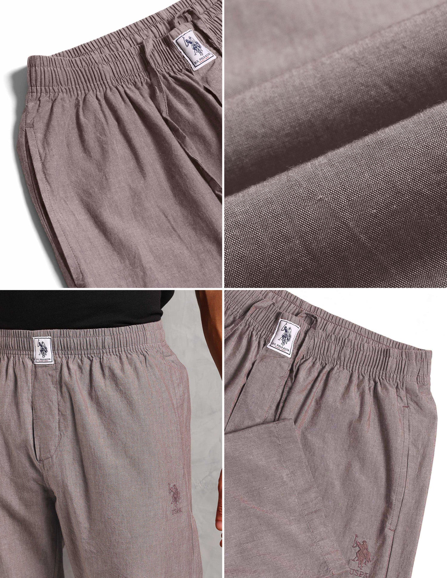 Heathered Pure Cotton I658 Lounge Pants - Pack Of 1 - Image 9