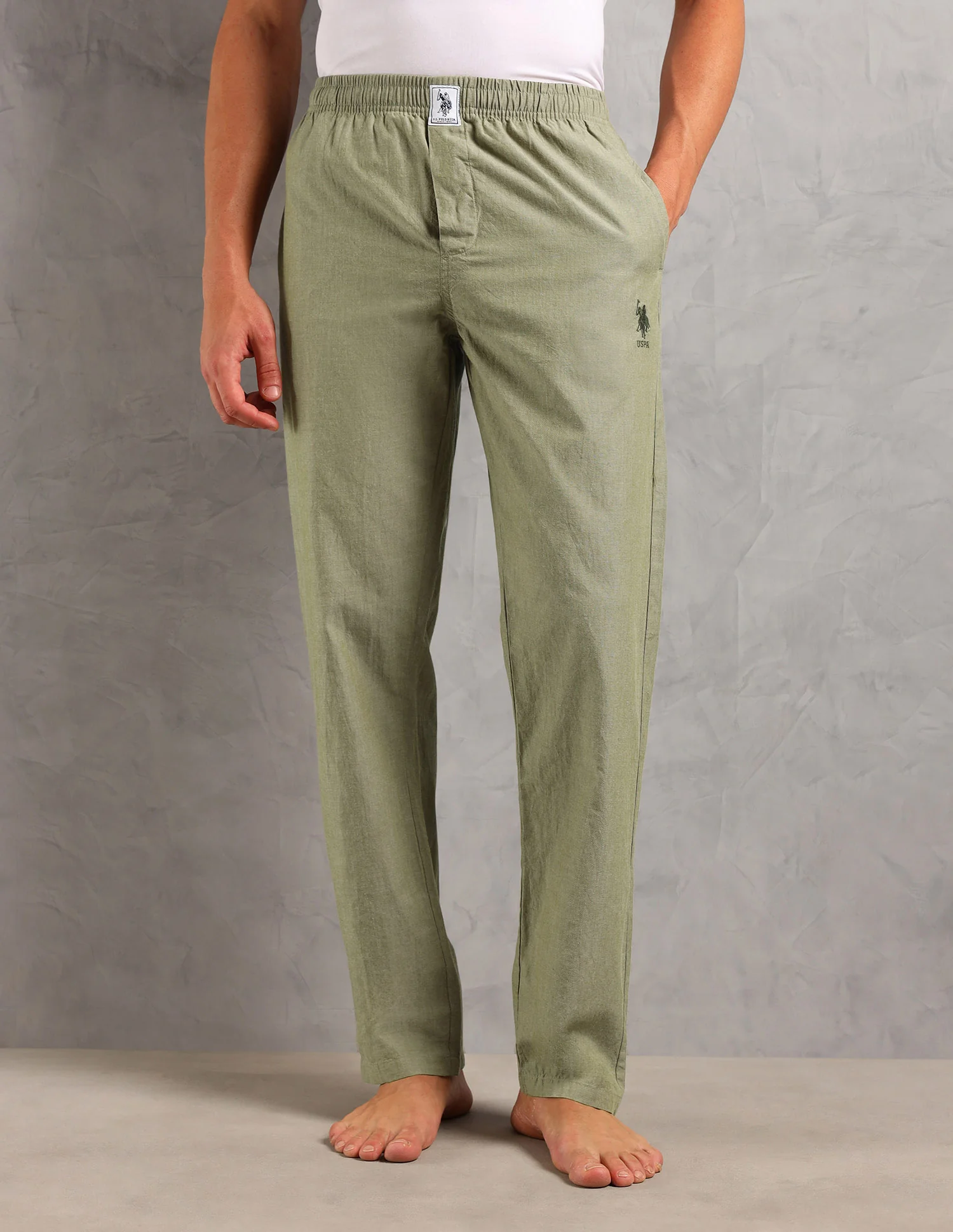 Heathered Pure Cotton I658 Lounge Pants - Pack Of 1 - Image 6