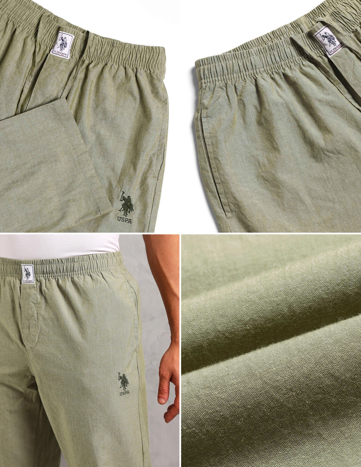Heathered Pure Cotton I658 Lounge Pants - Pack Of 1 - Image 9
