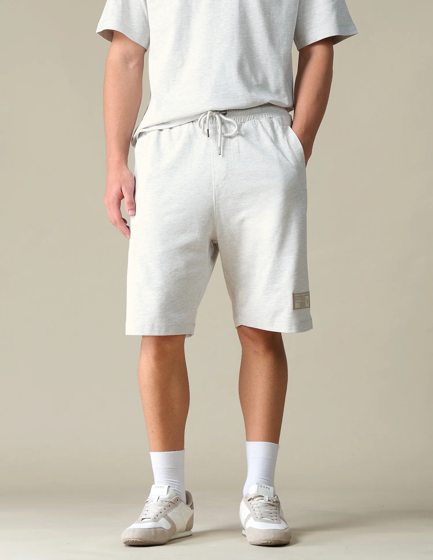 Heathered Regular Fit Shorts