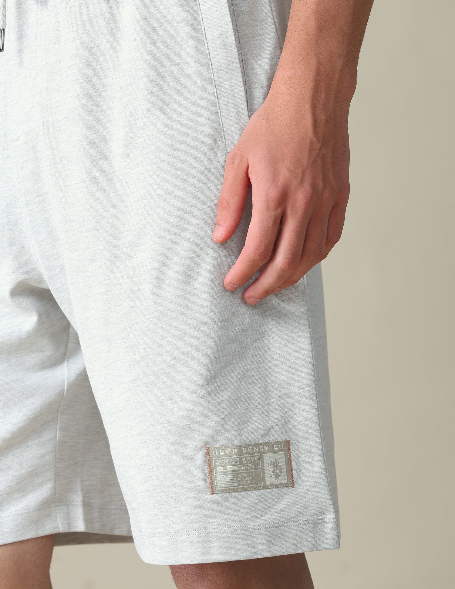 Heathered Regular Fit Shorts - Image 8