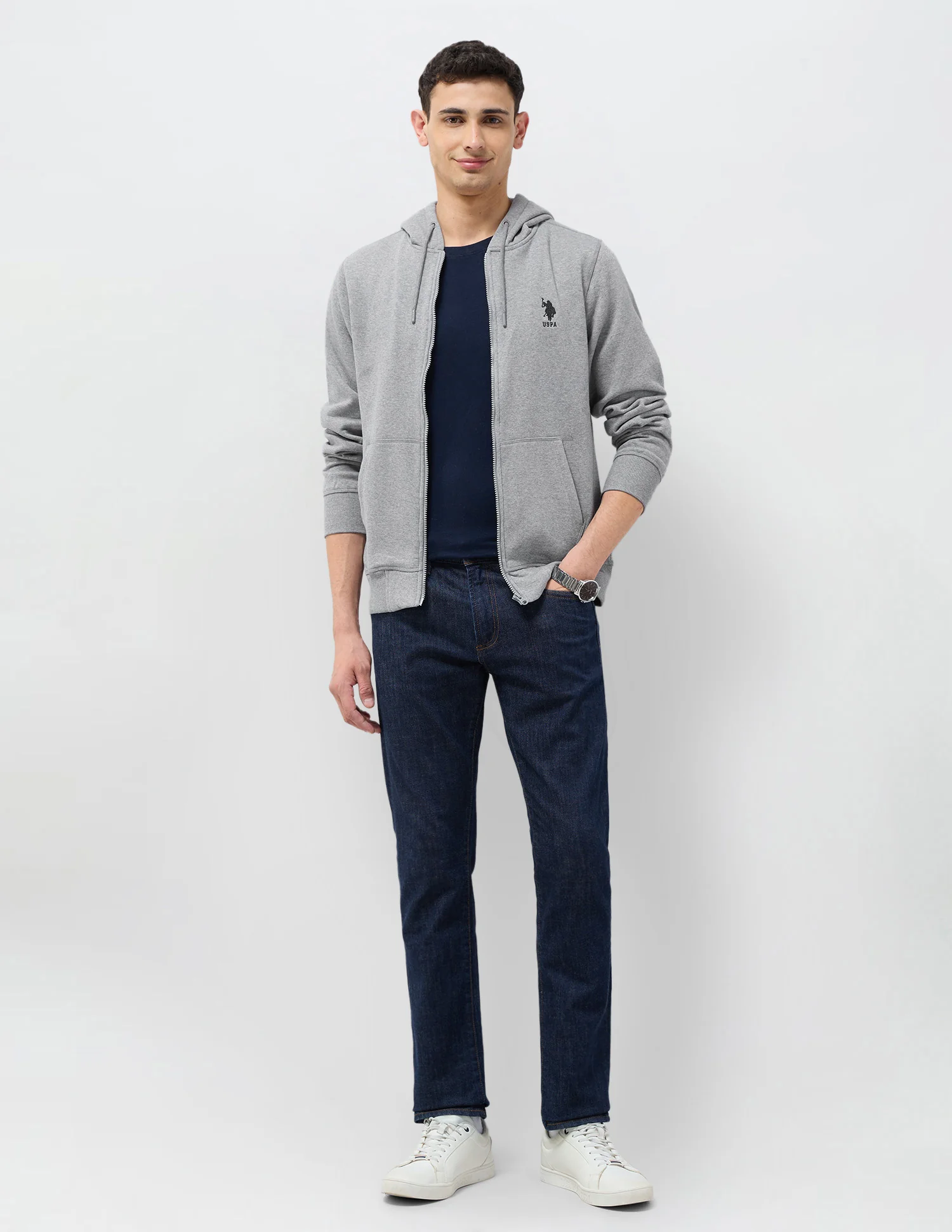 Heathered Regular Fit Sweatshirt - Image 3
