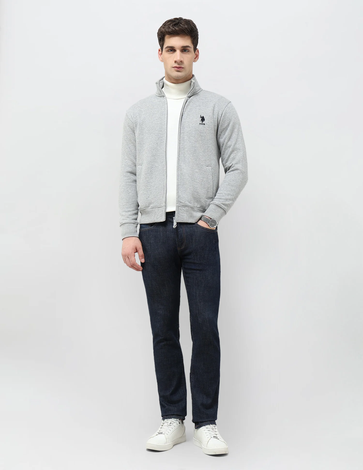 Heathered Regular Fit Sweatshirt - Image 3