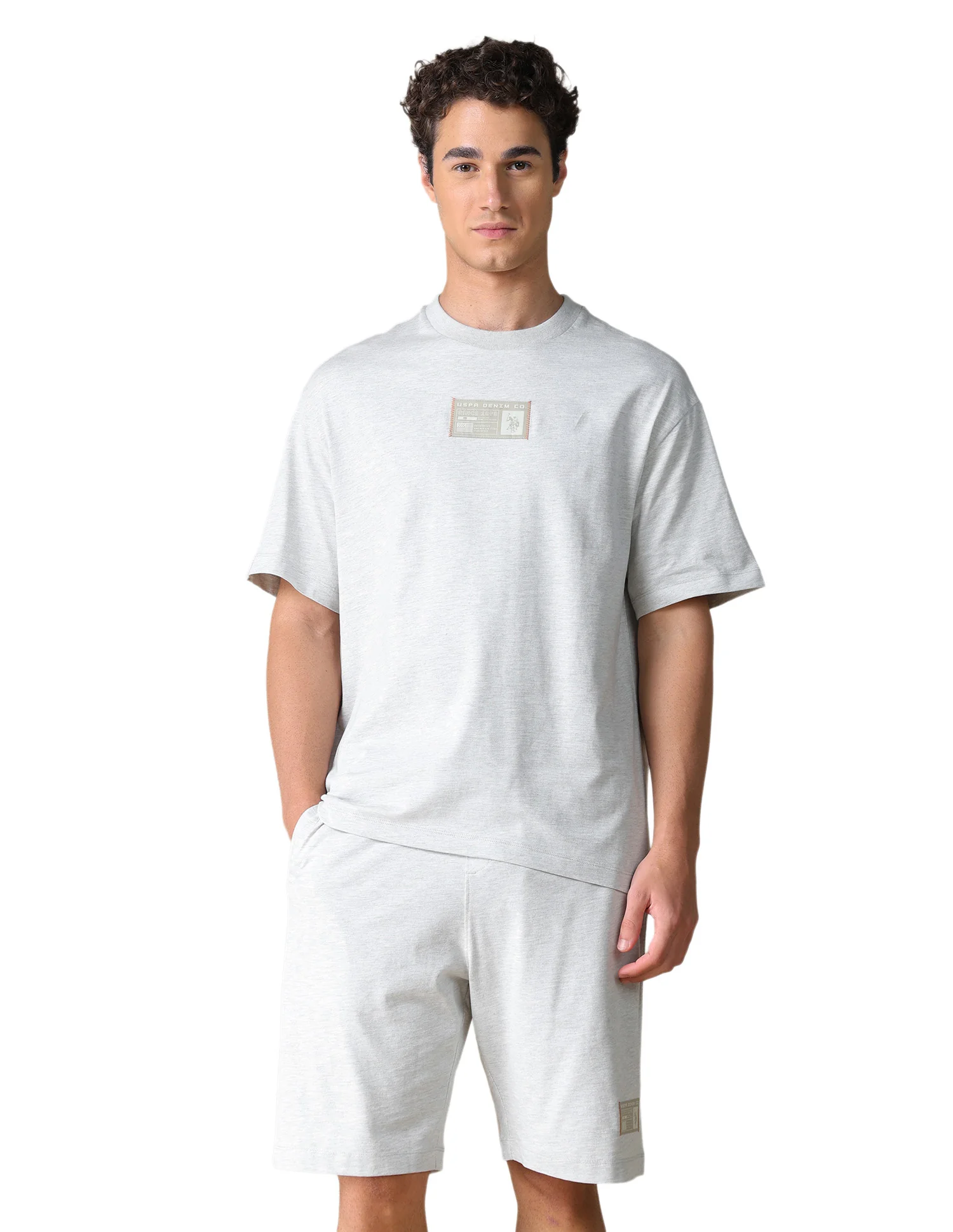 Heathered Relaxed Fit T-Shirt - Image 10