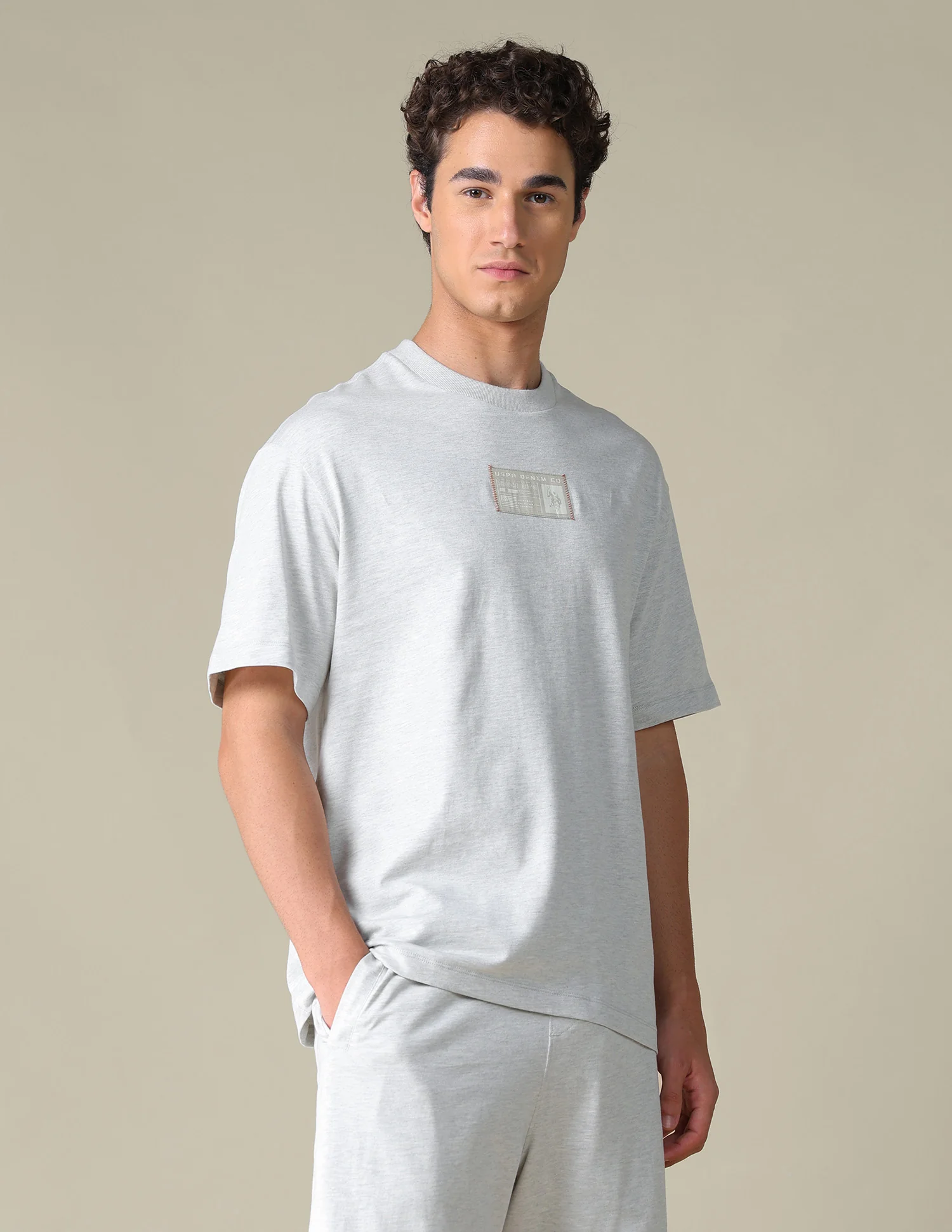 Heathered Relaxed Fit T-Shirt - Image 4