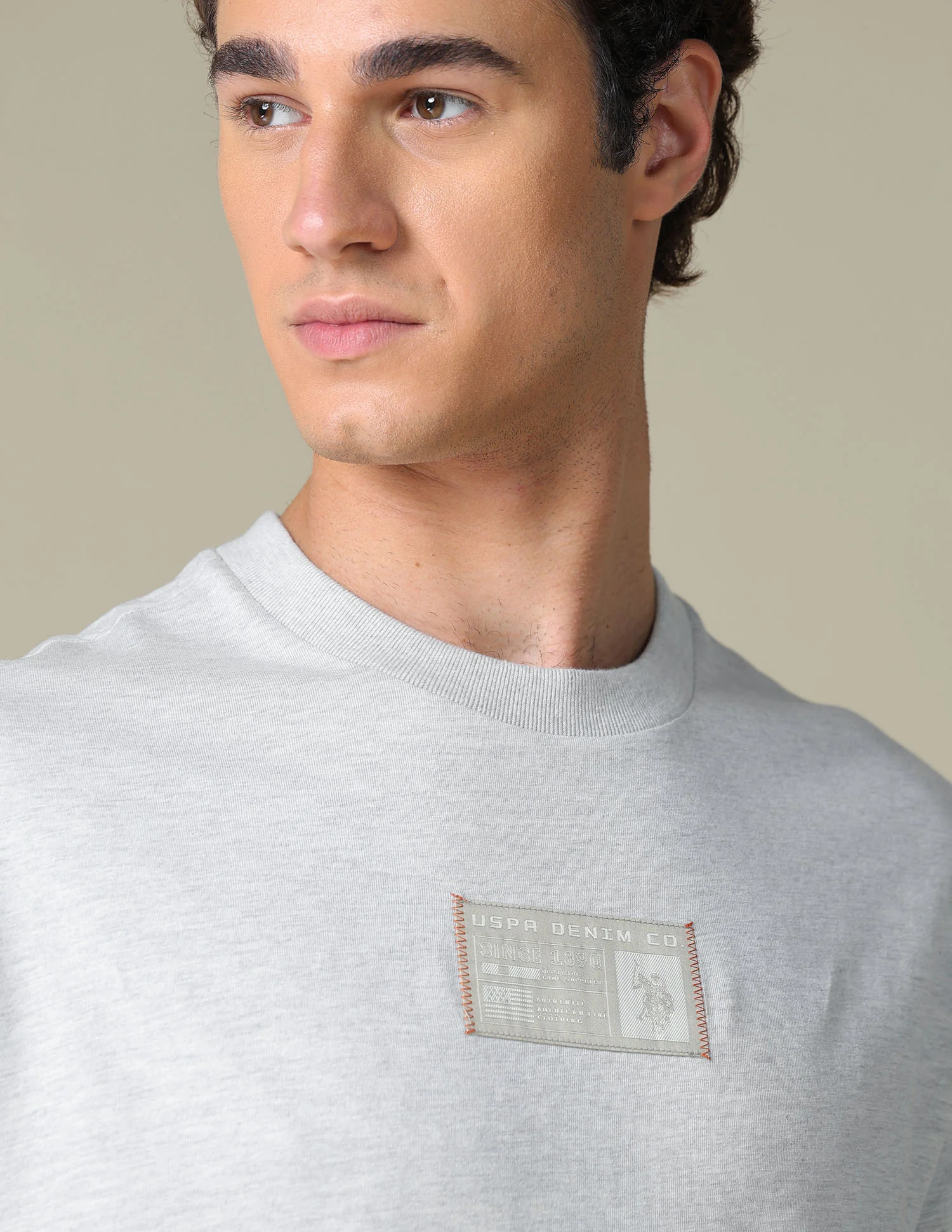 Heathered Relaxed Fit T-Shirt - Image 7