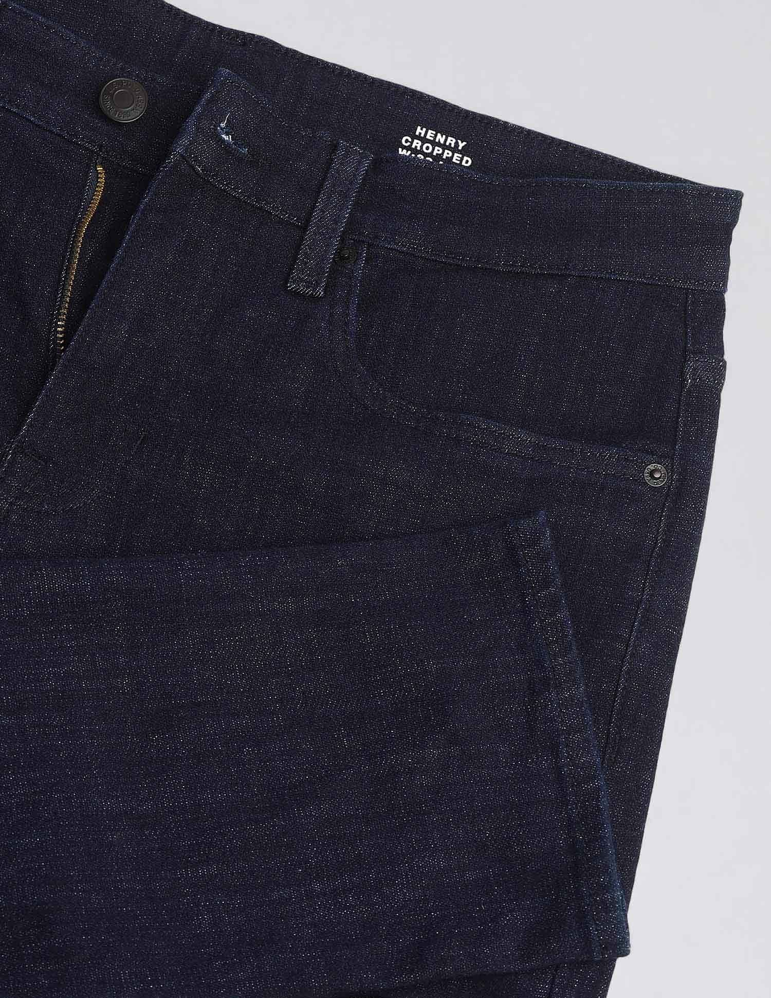 Henry Skinny Cropped Fit Blue Jeans - Image 2