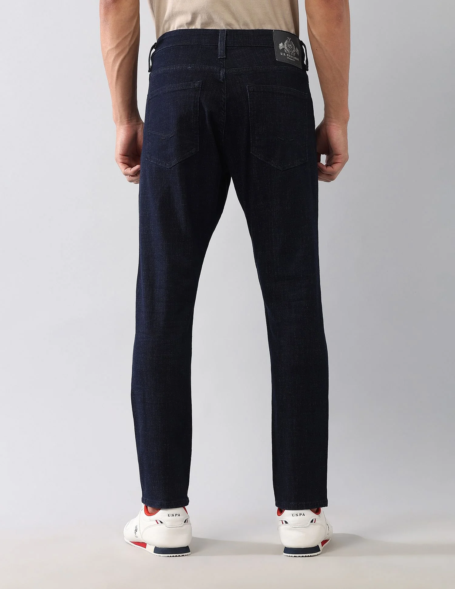 Henry Skinny Cropped Fit Blue Jeans - Image 5
