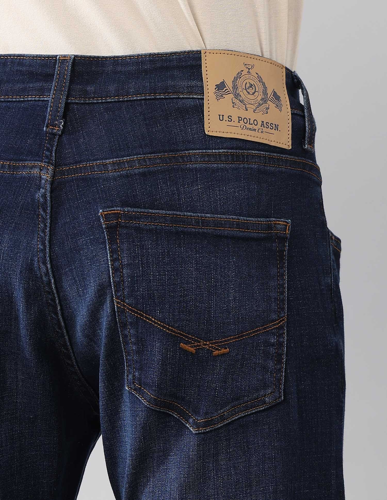 Henry Skinny Cropped Fit Blue Jeans - Image 8