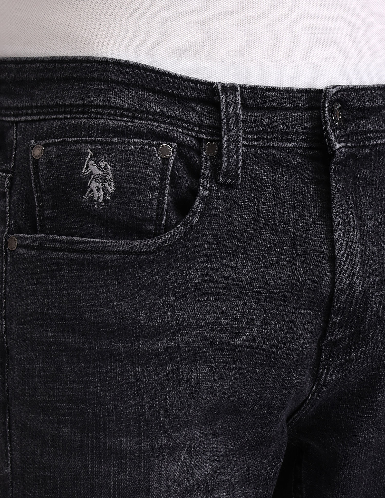 Henry Tapered Black Jeans - Image 7