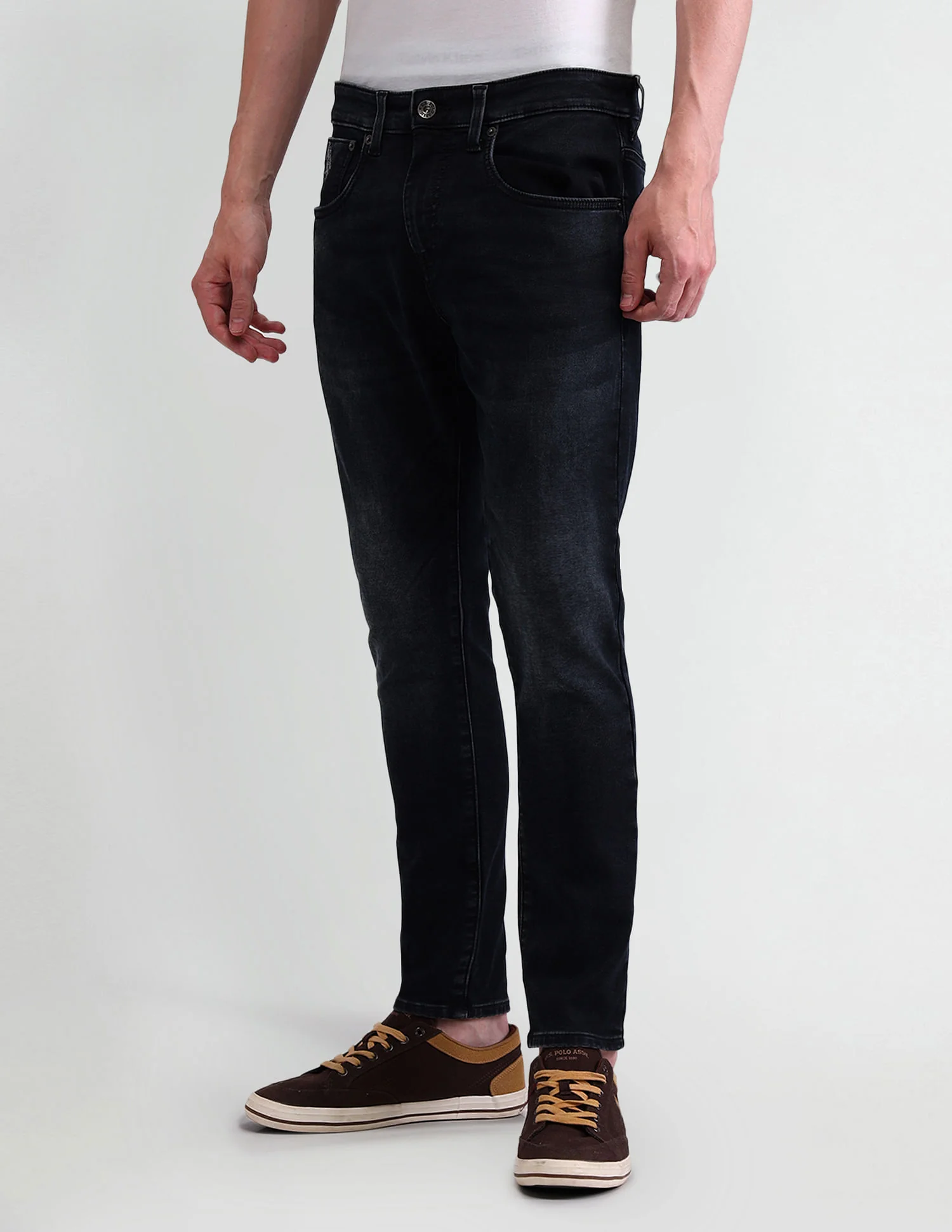 Henry Tapered Blue Jeans - Image 4