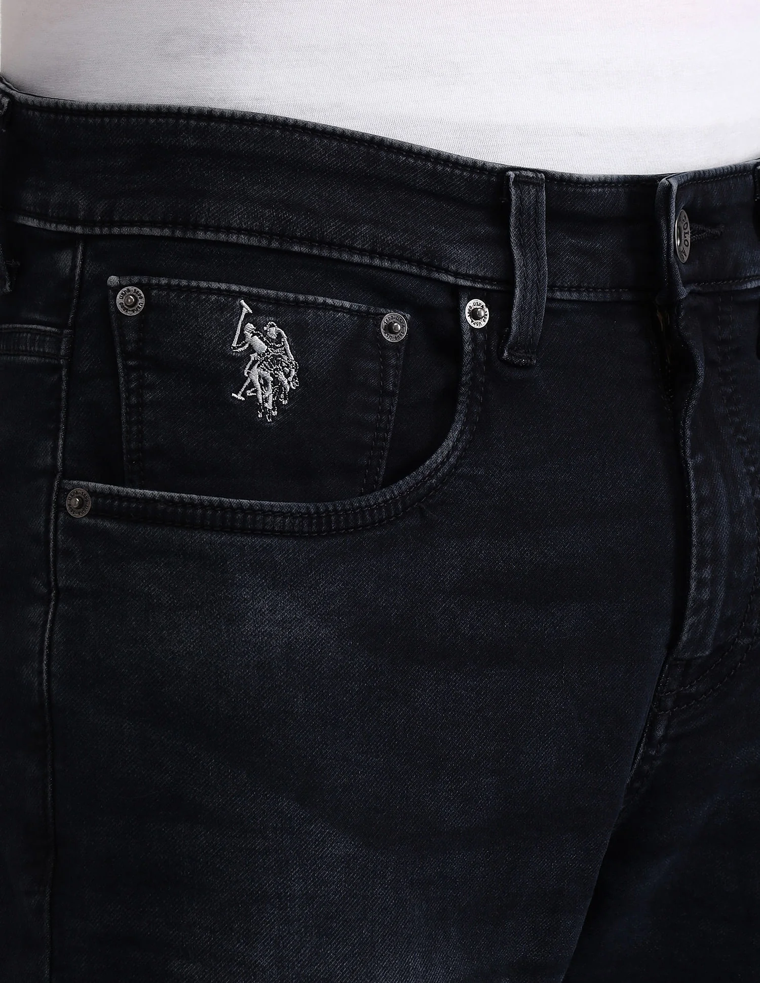 Henry Tapered Blue Jeans - Image 7