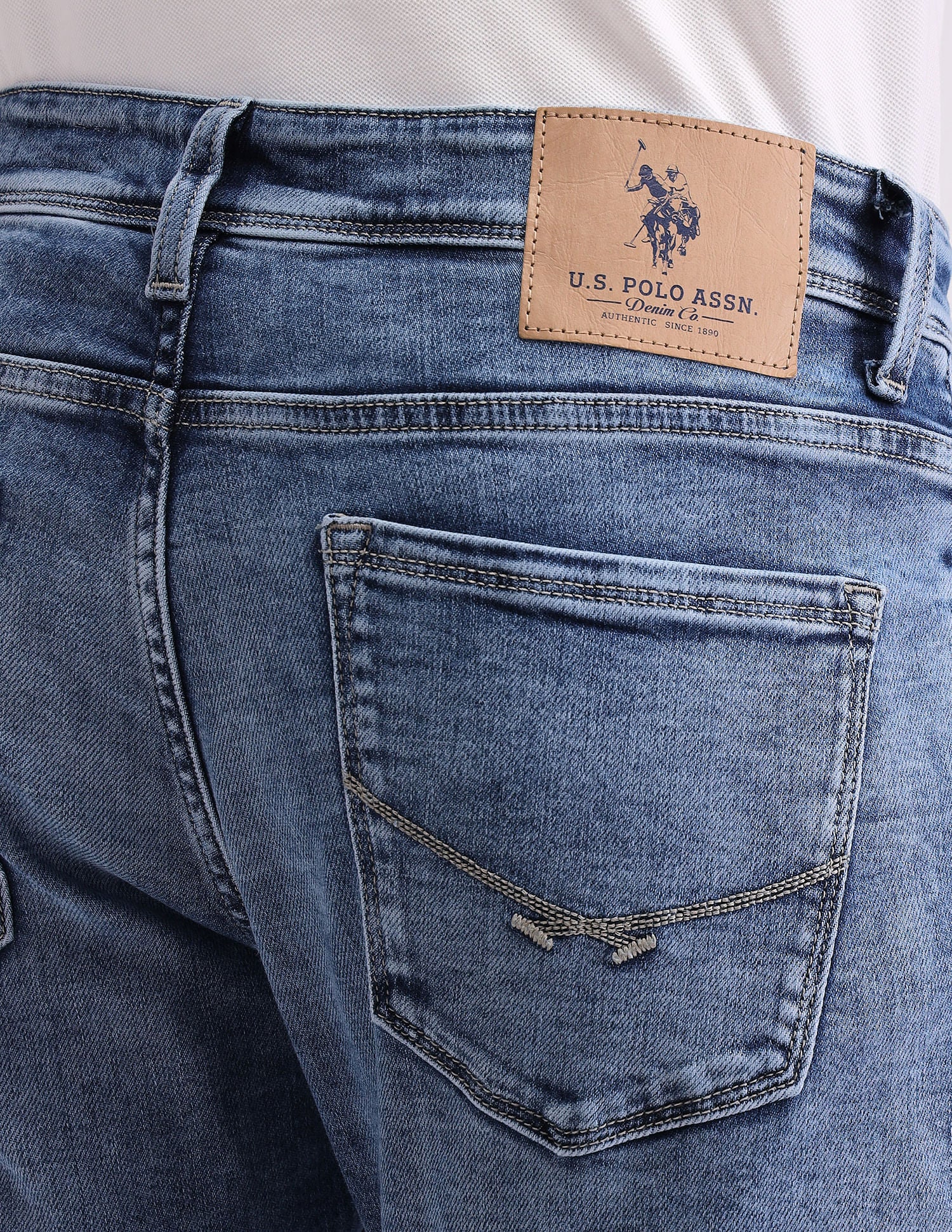 Henry Tapered Blue Jeans - Image 7