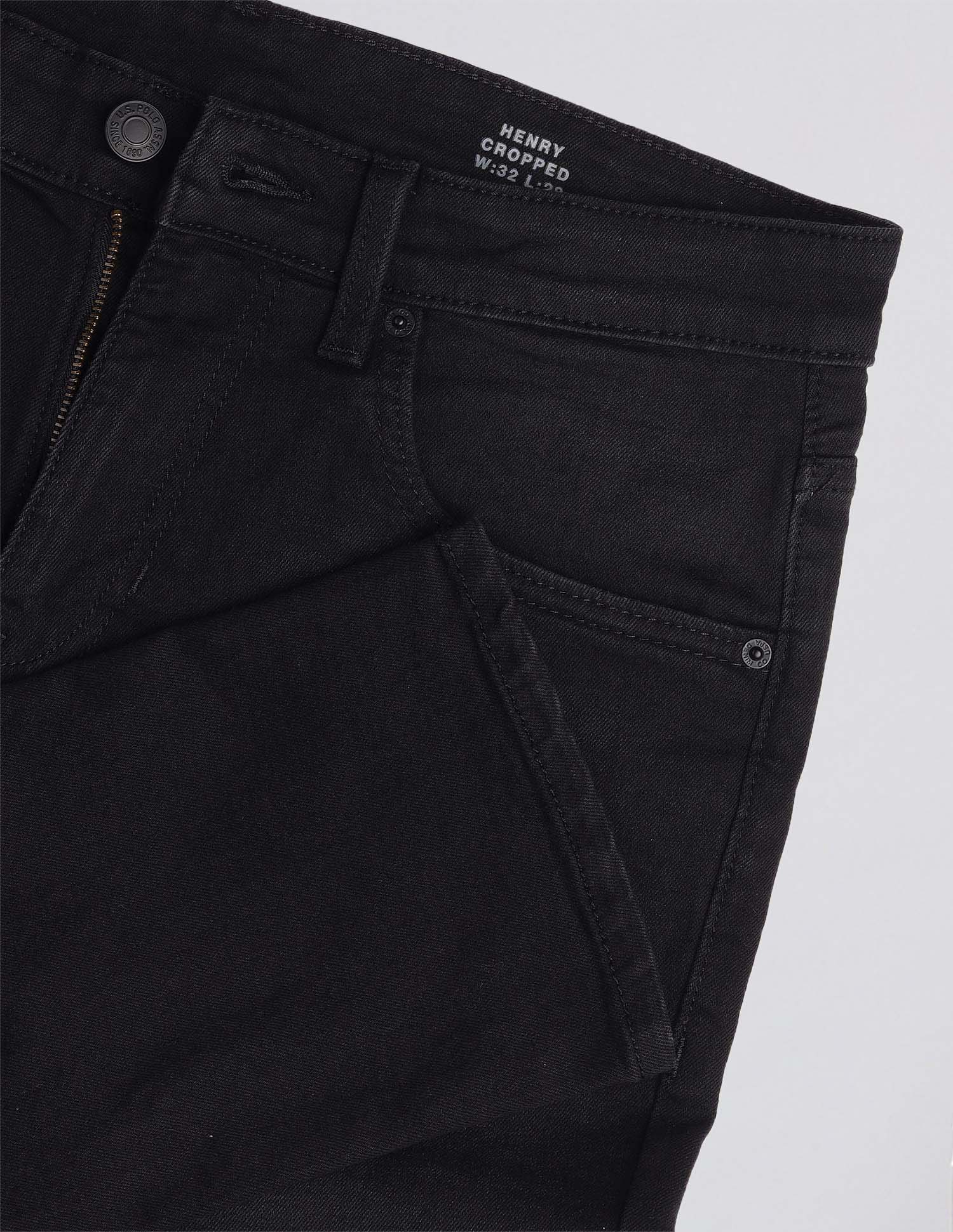 Henry Tapered Fit Black Jeans - Image 2