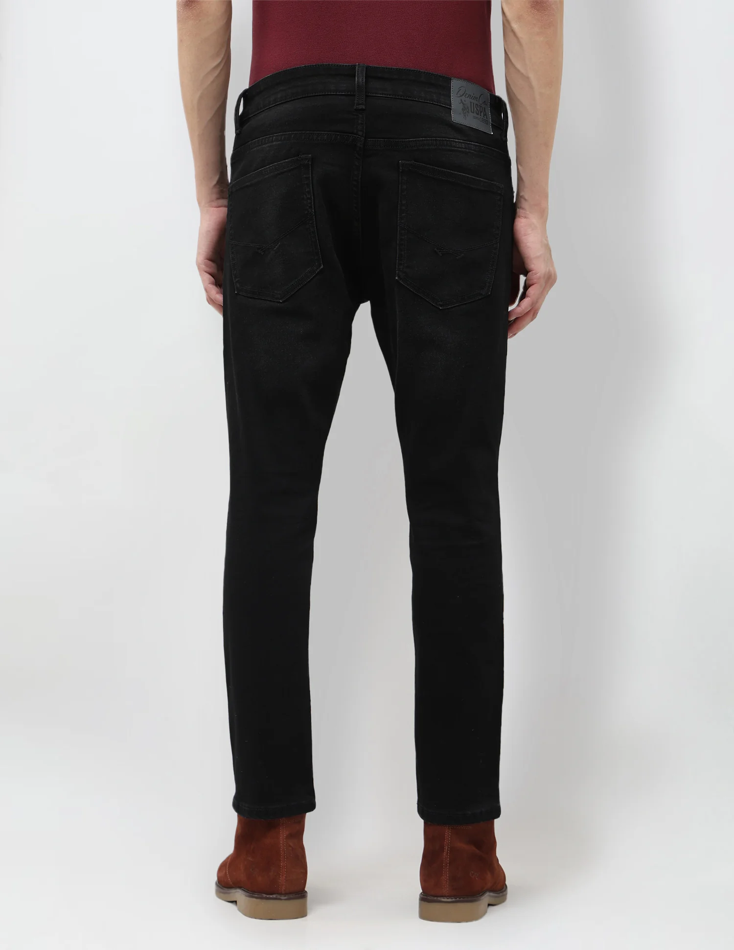 Henry Tapered Fit Black Jeans - Image 5