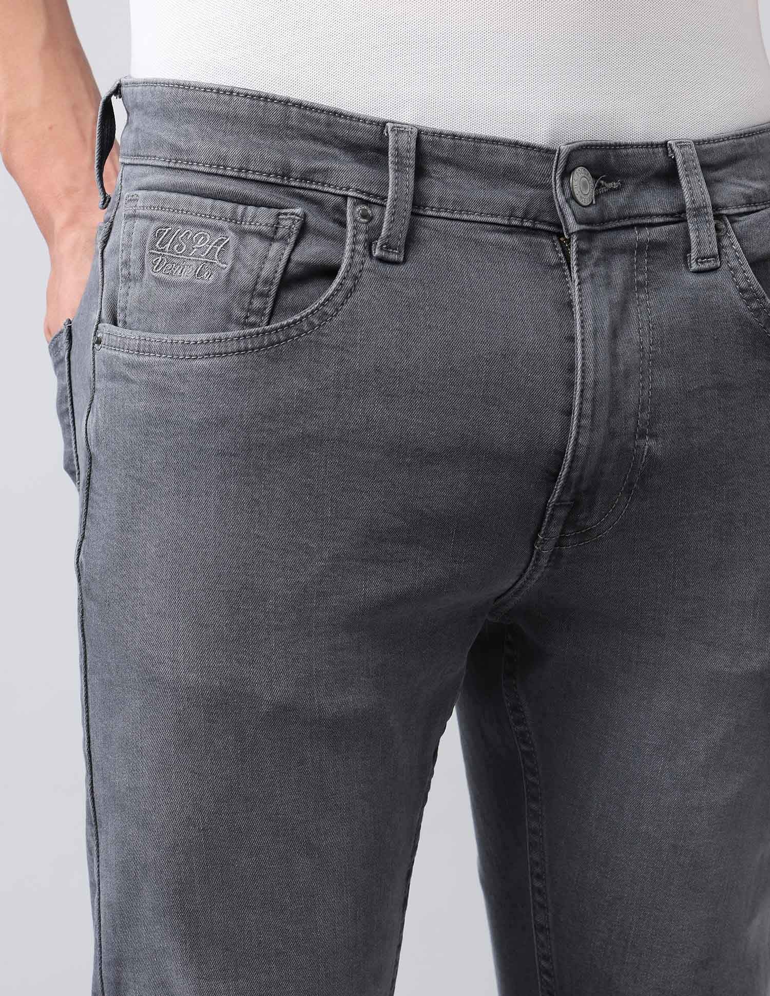 Henry Tapered Fit Black Jeans - Image 7