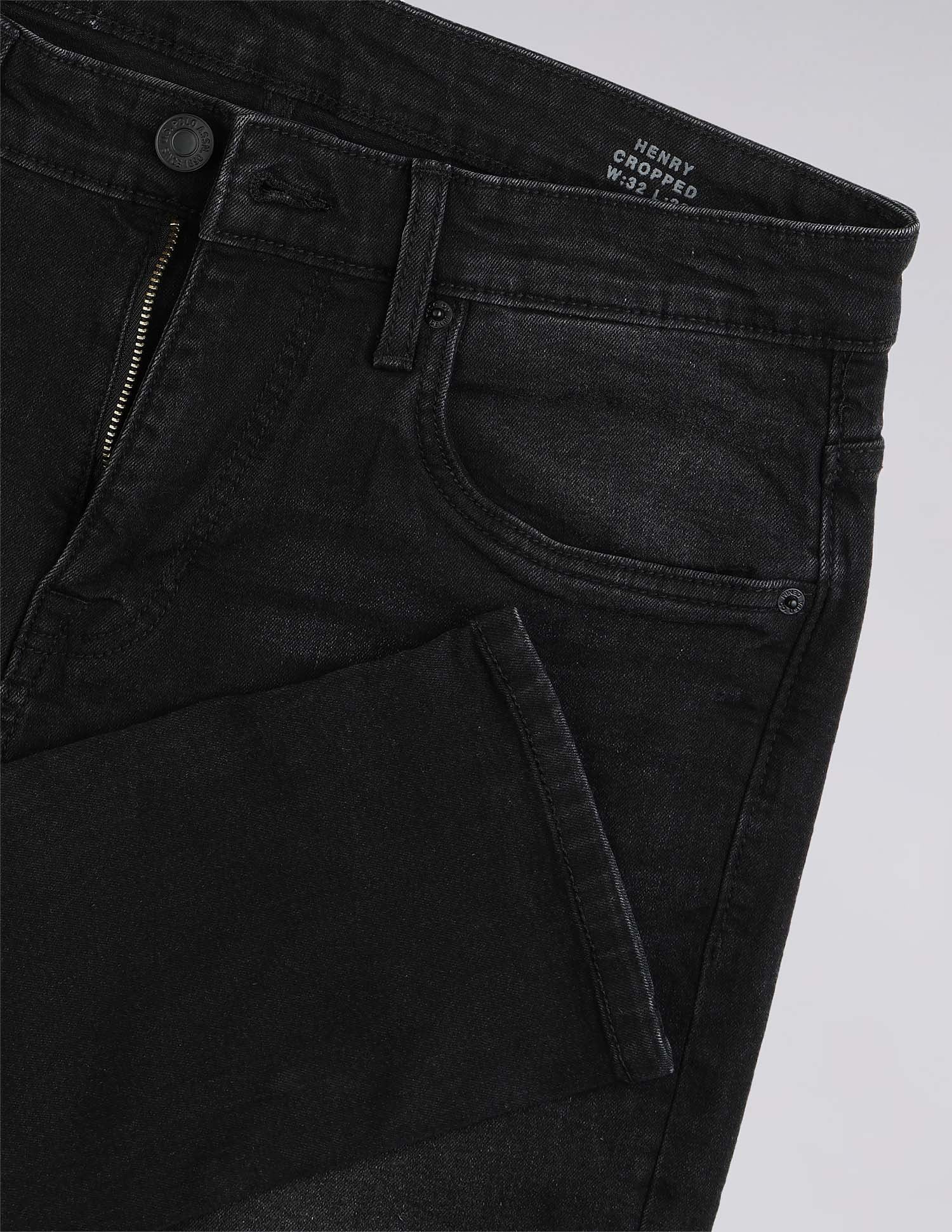 Henry Tapered Fit Black Jeans - Image 2