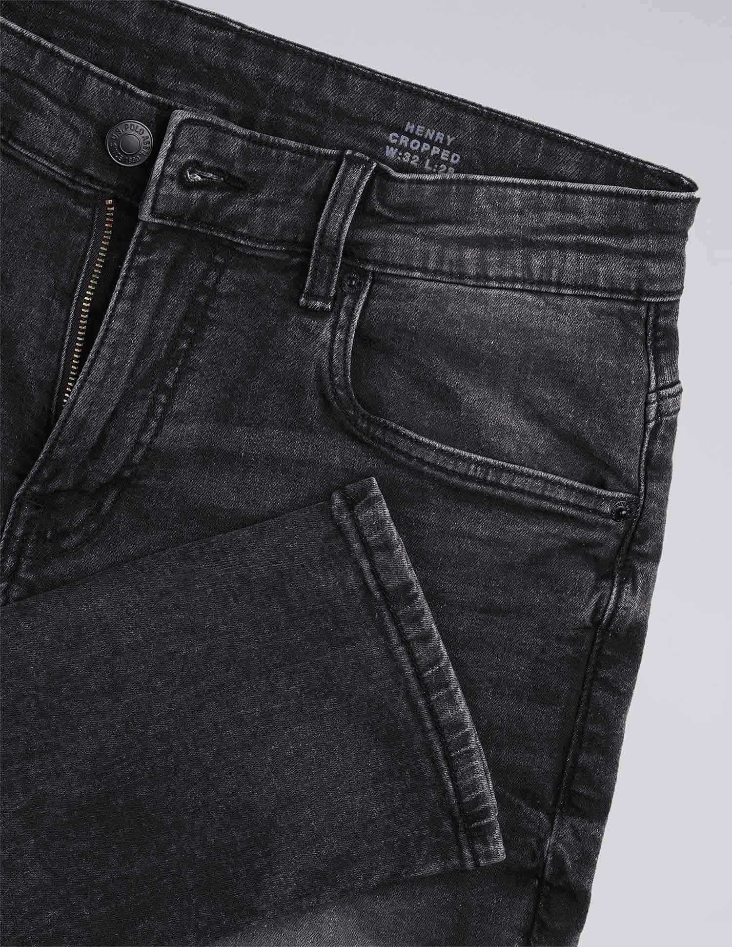 Henry Tapered Fit Black Jeans - Image 2