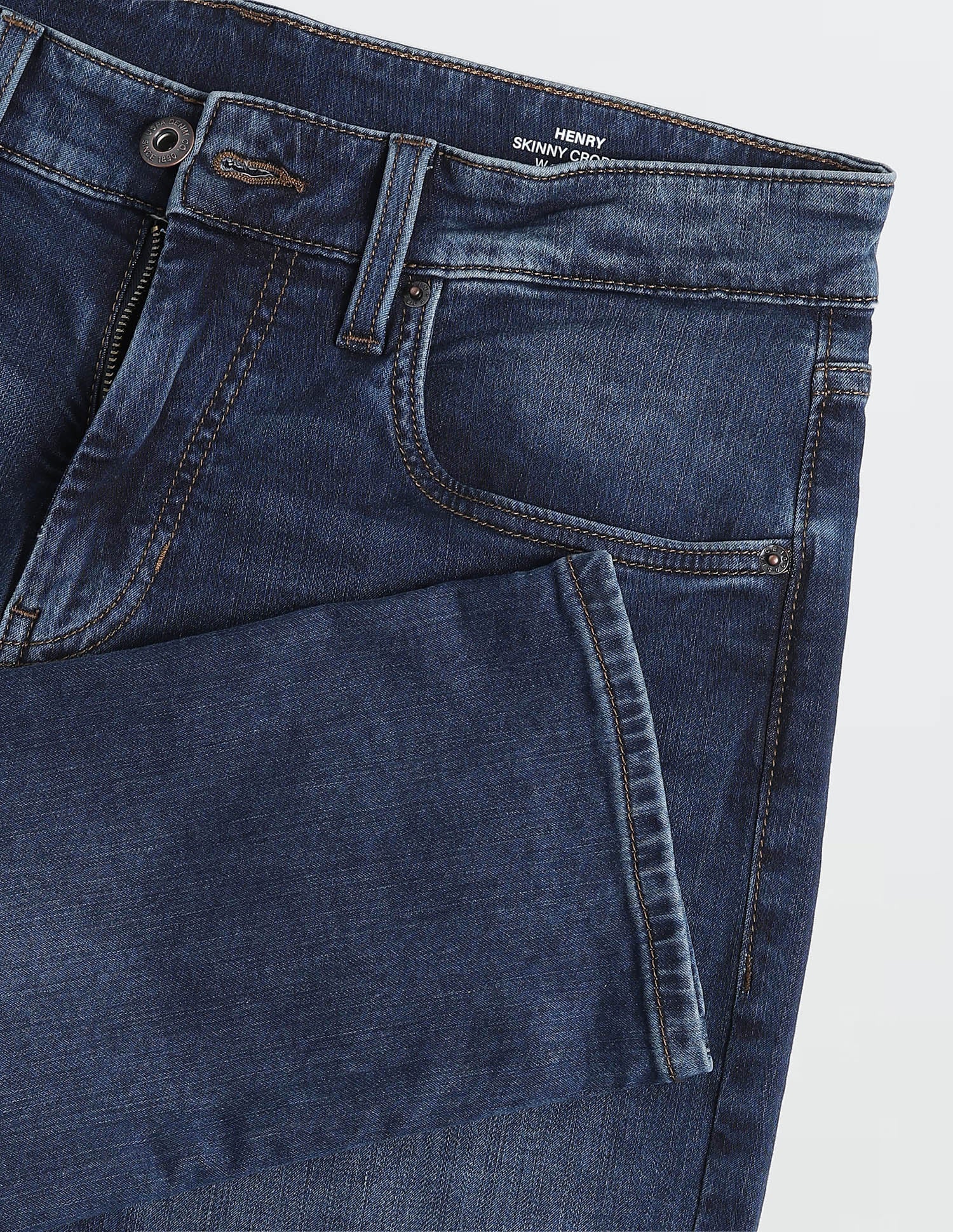 Henry Tapered Fit Blue Jeans - Image 2