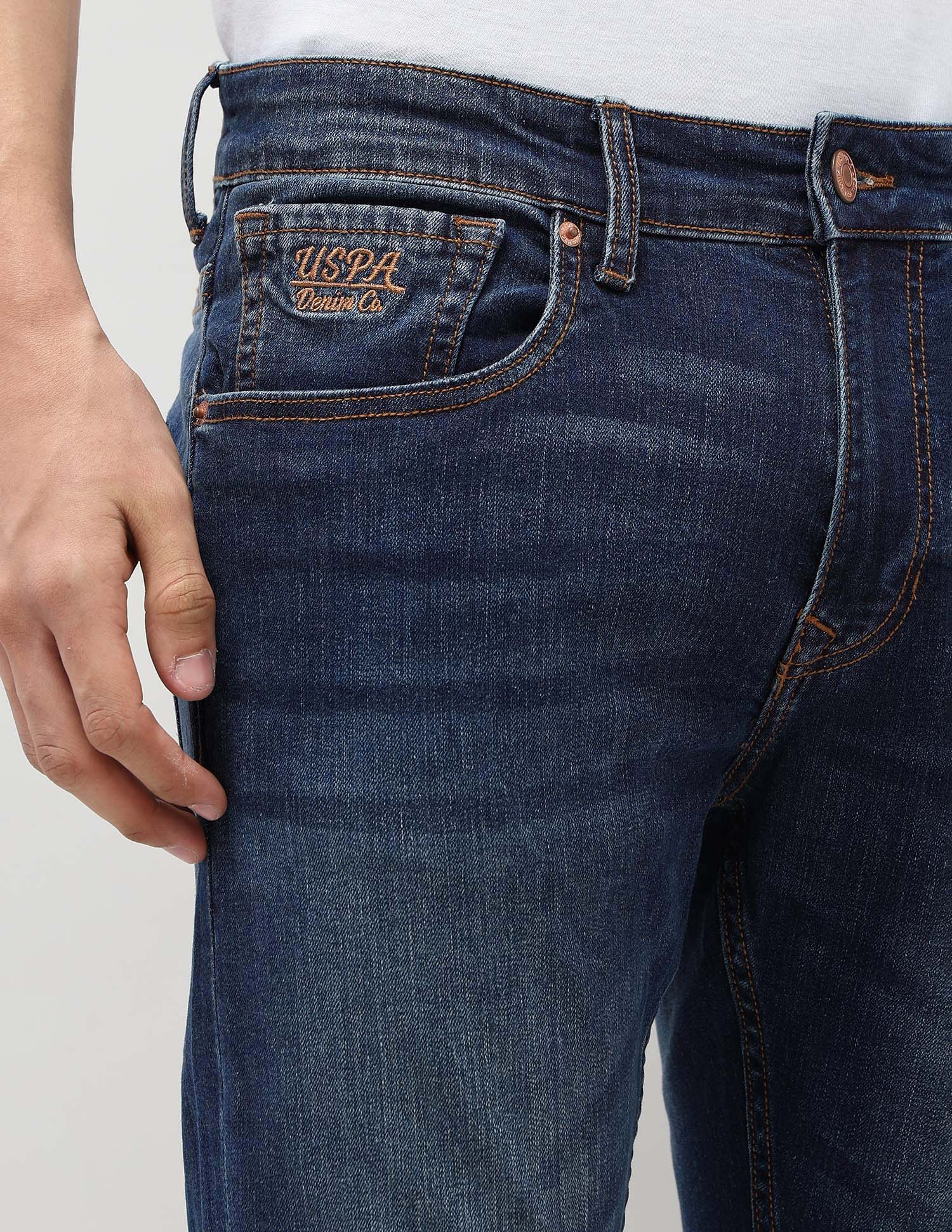 Henry Tapered Fit Blue Jeans - Image 7