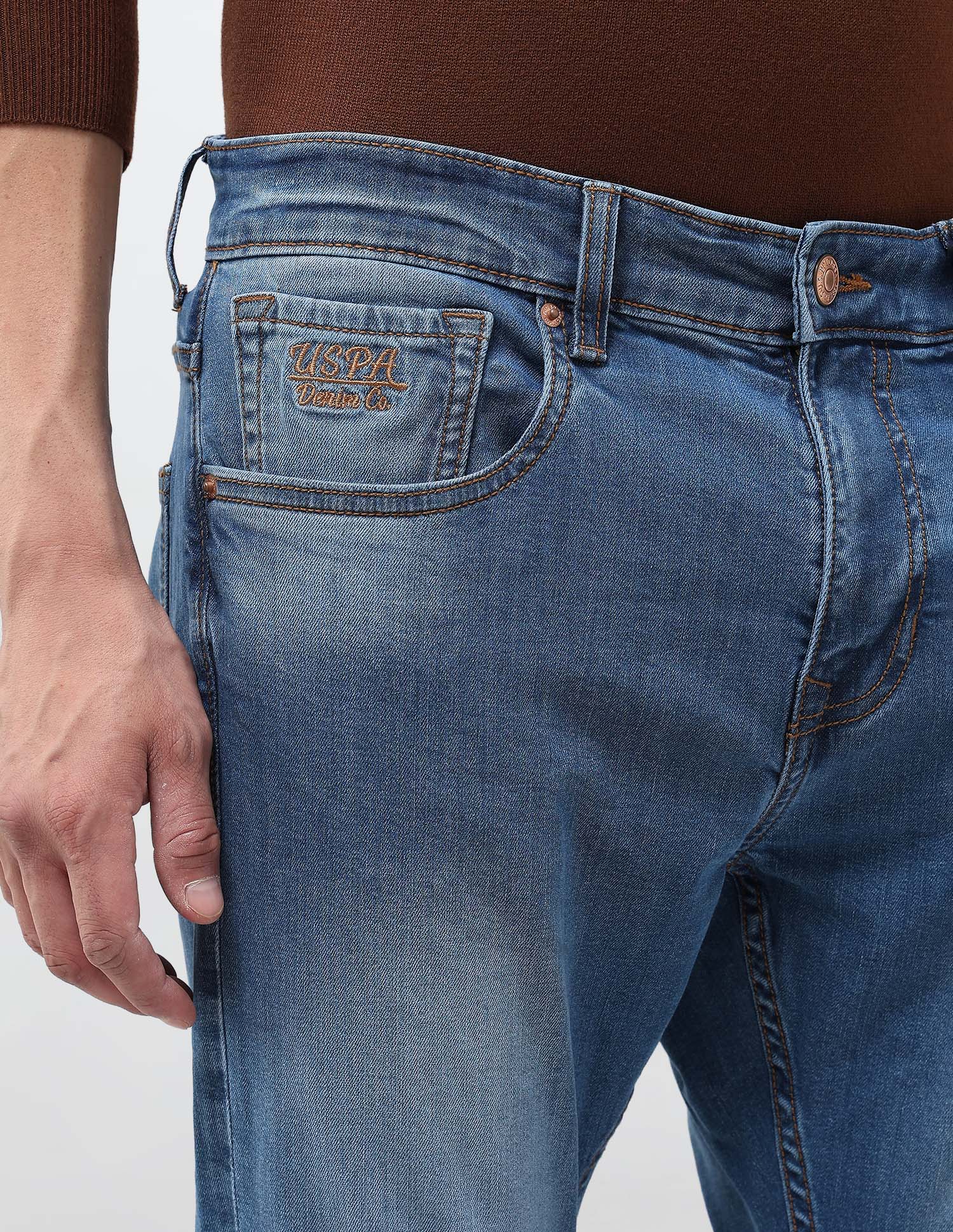 Henry Tapered Fit Blue Jeans - Image 7