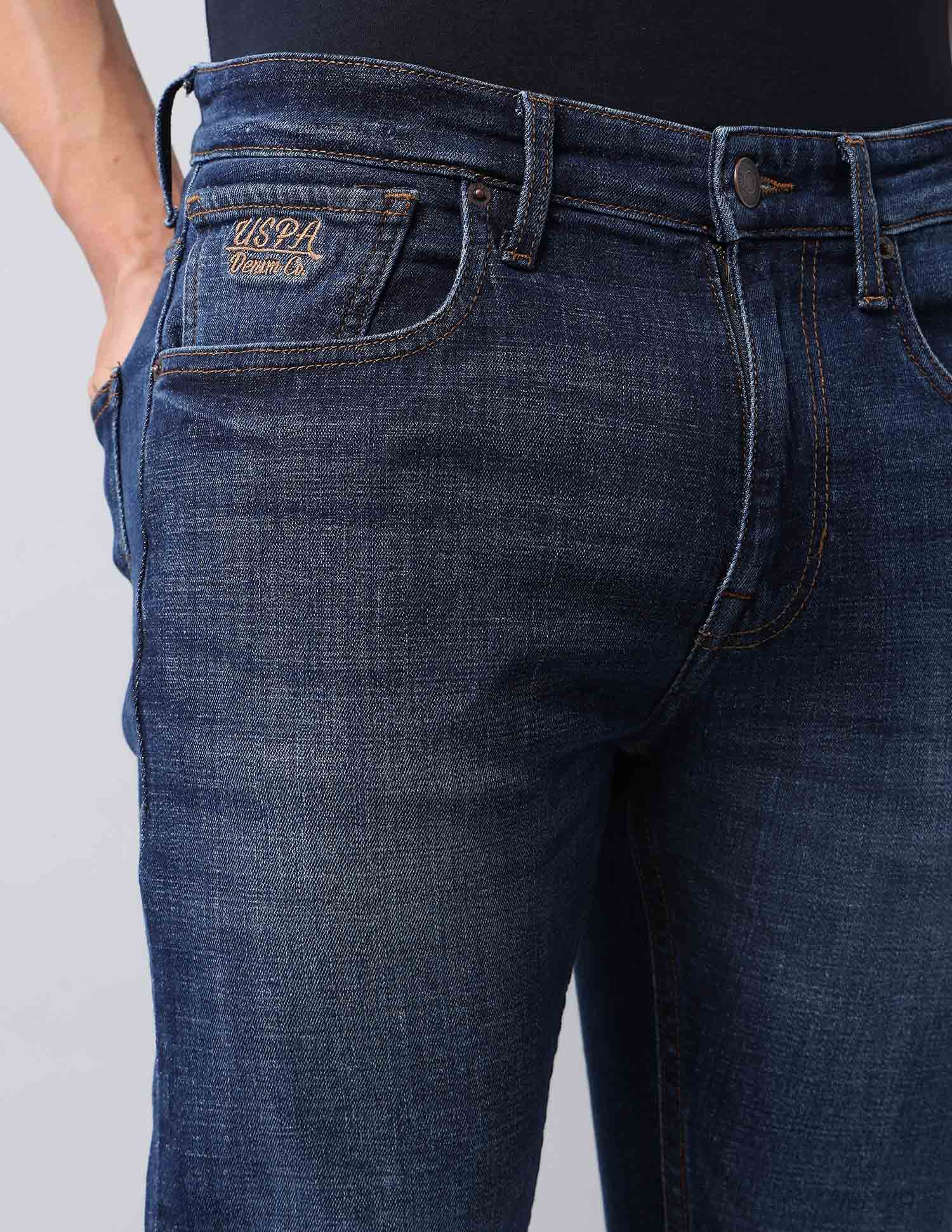 Henry Tapered Fit Blue Jeans - Image 7