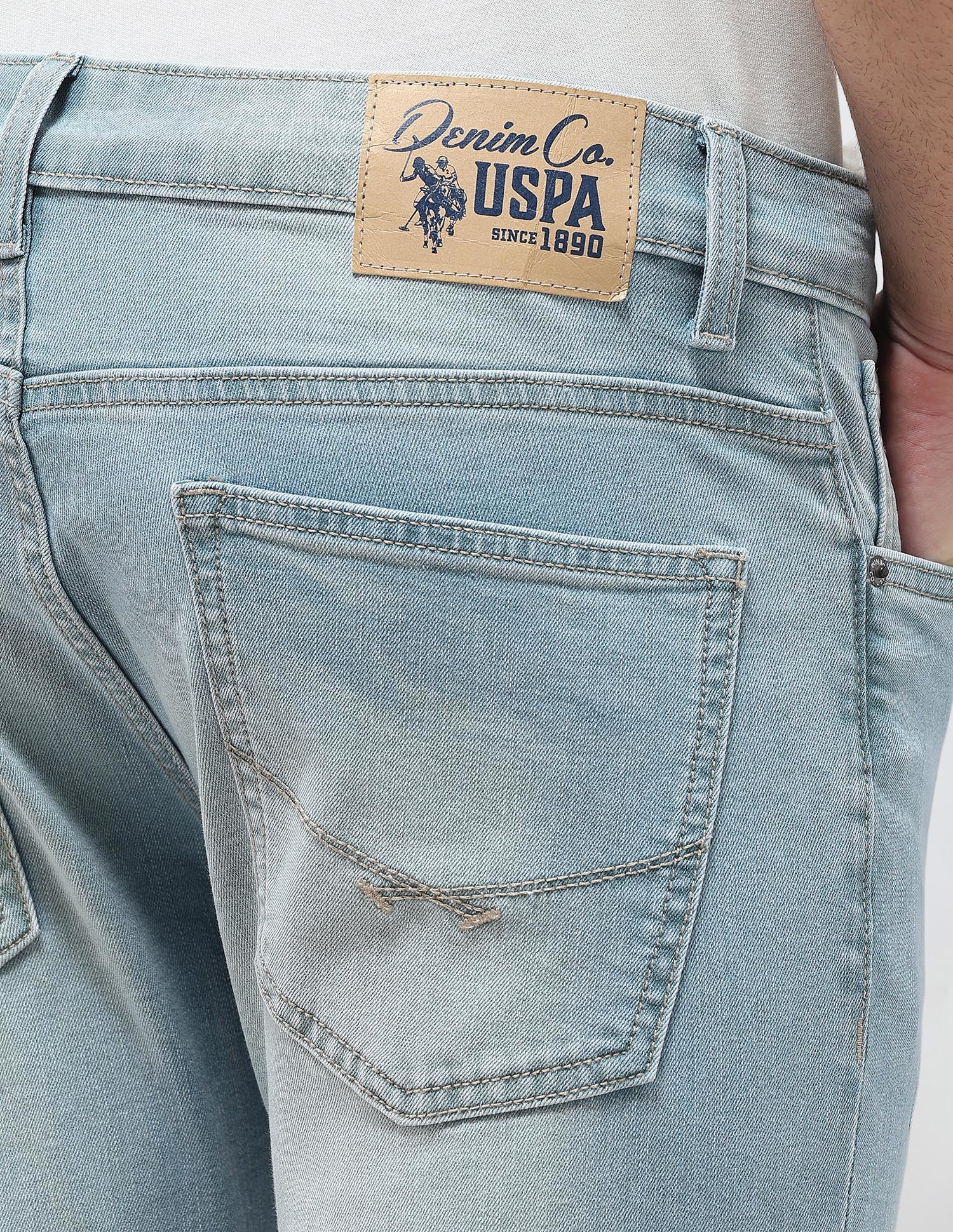 Henry Tapered Fit Blue Jeans - Image 8