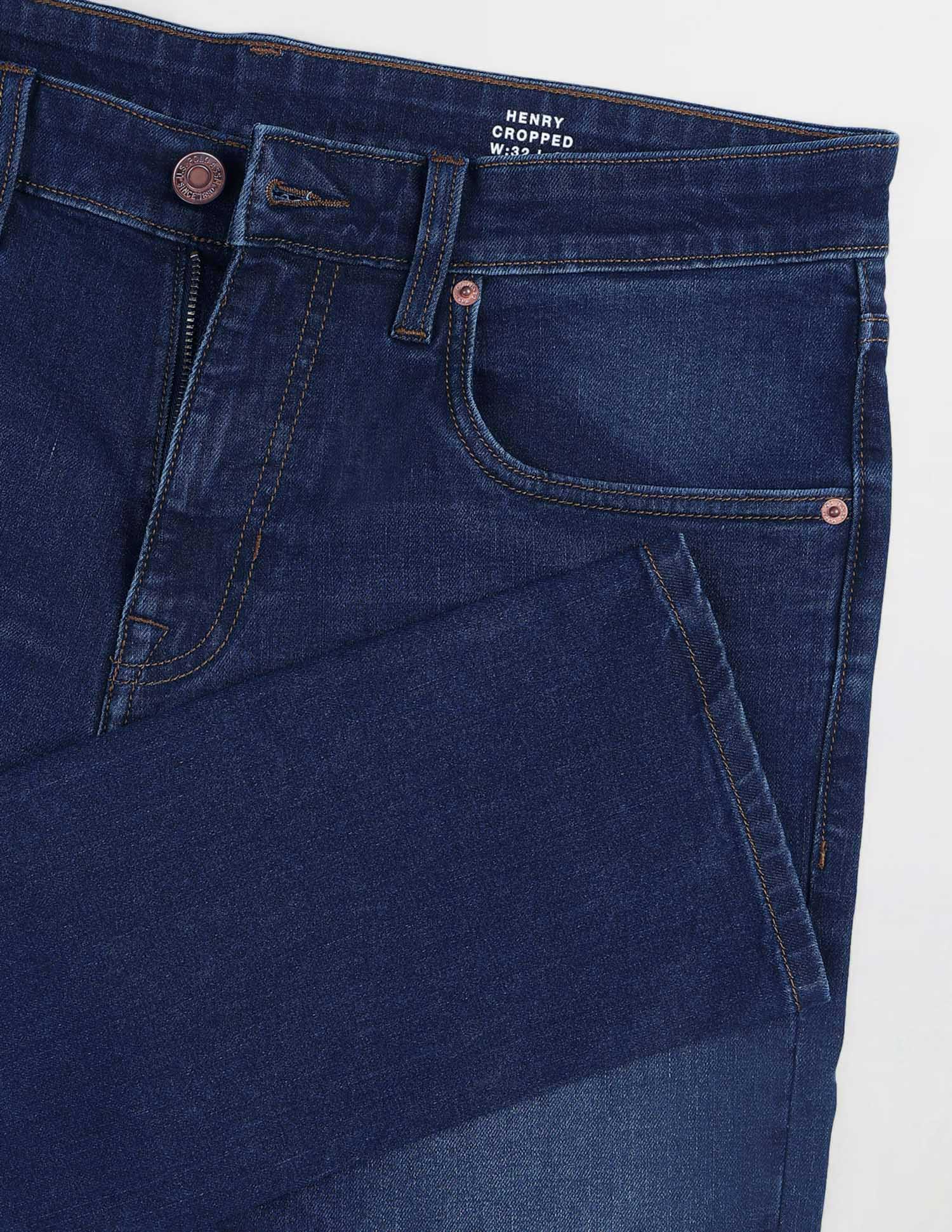 Henry Tapered Fit Blue Jeans - Image 2