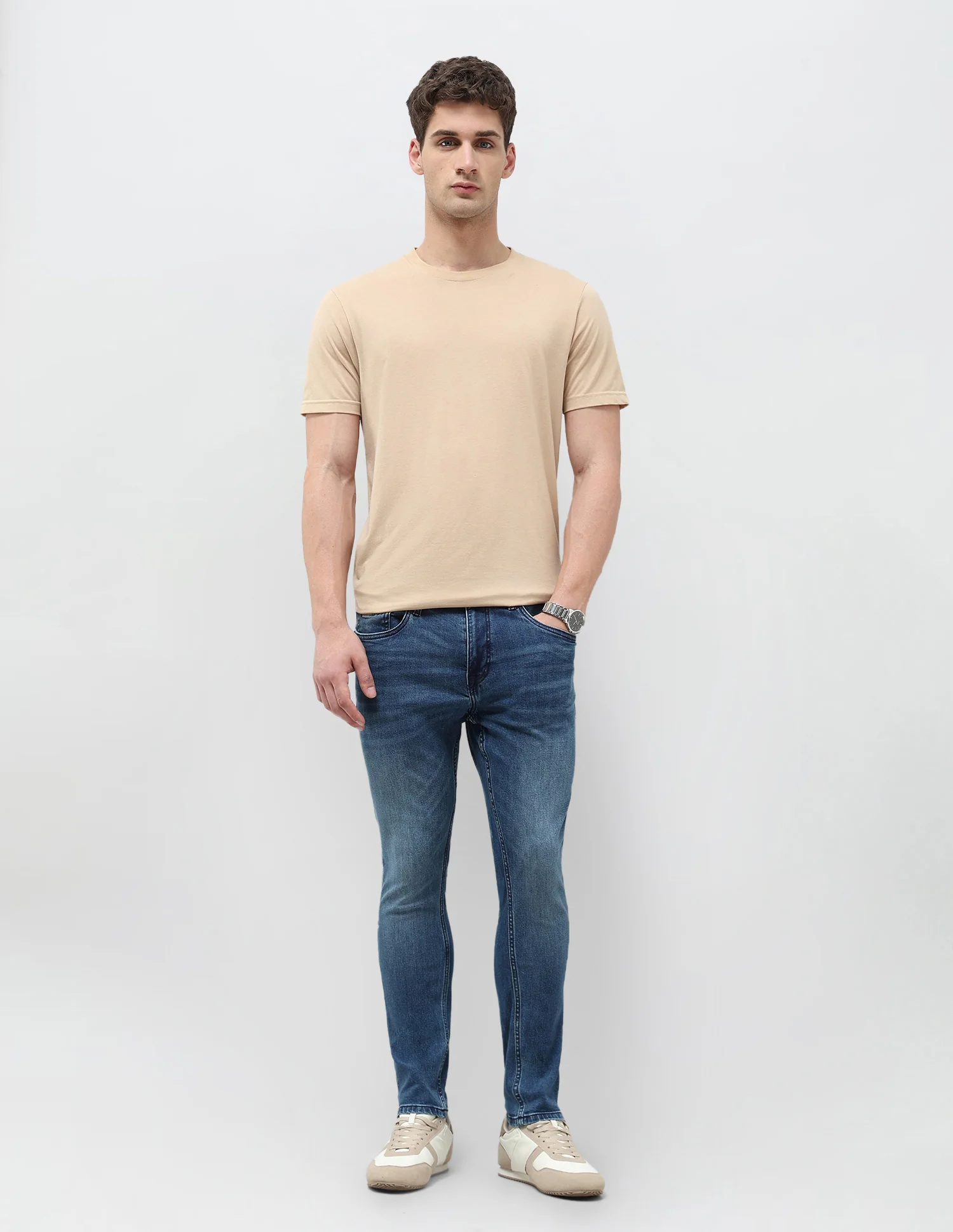 Henry Tapered Fit Blue Jeans - Image 3